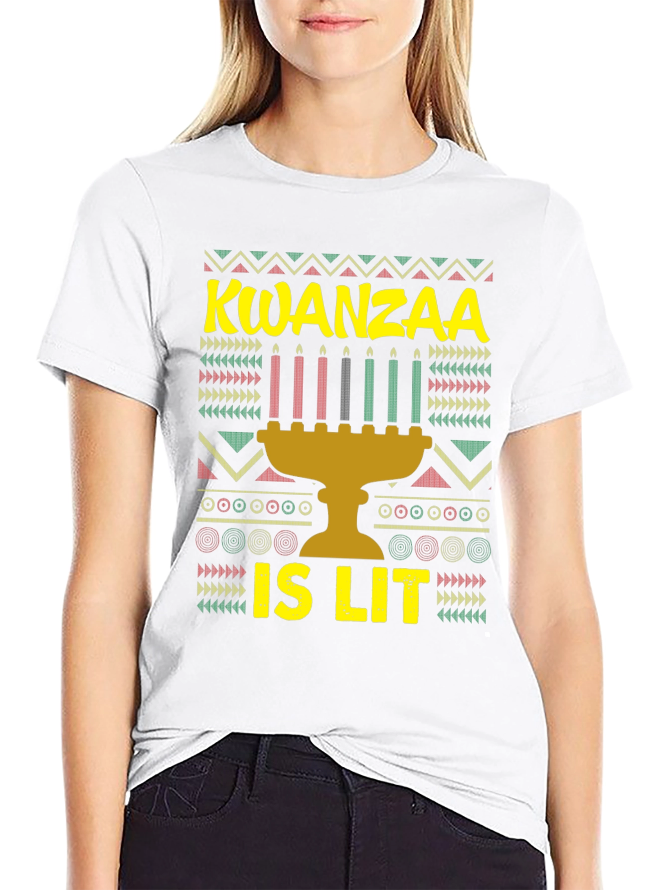Kwanzaa Is Lit Graphic Tee