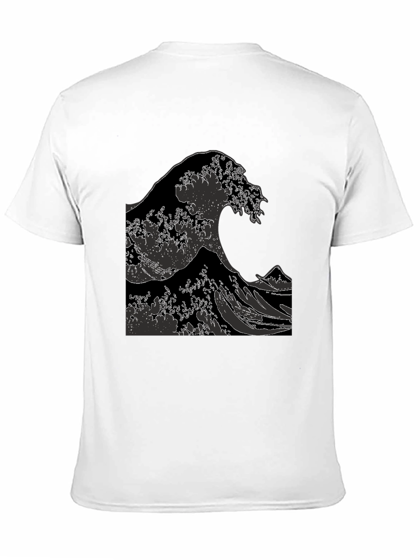 The Great Wave Graphic Tee - Black