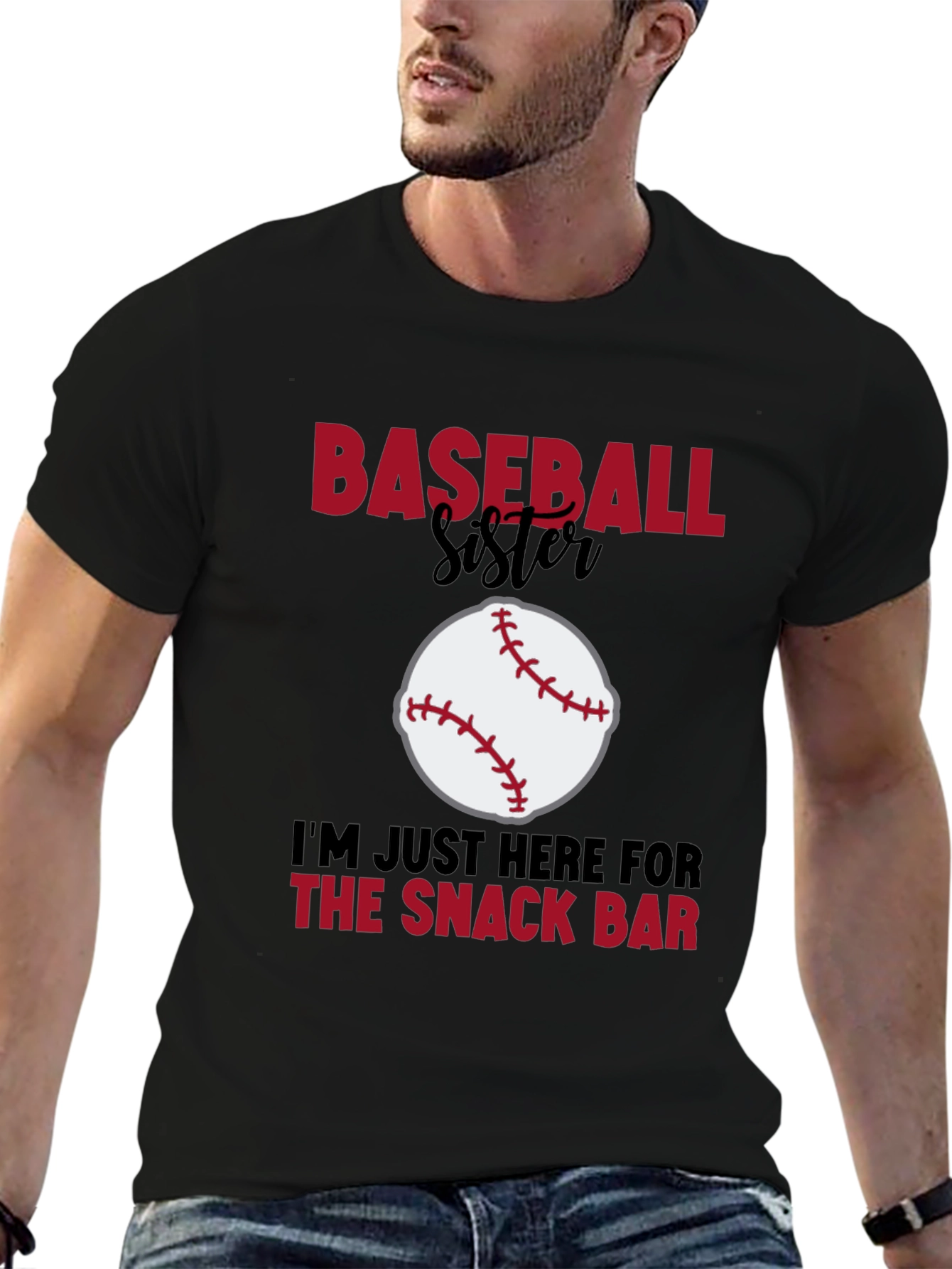 Baseball Sister Snack Bar Graphic Tee