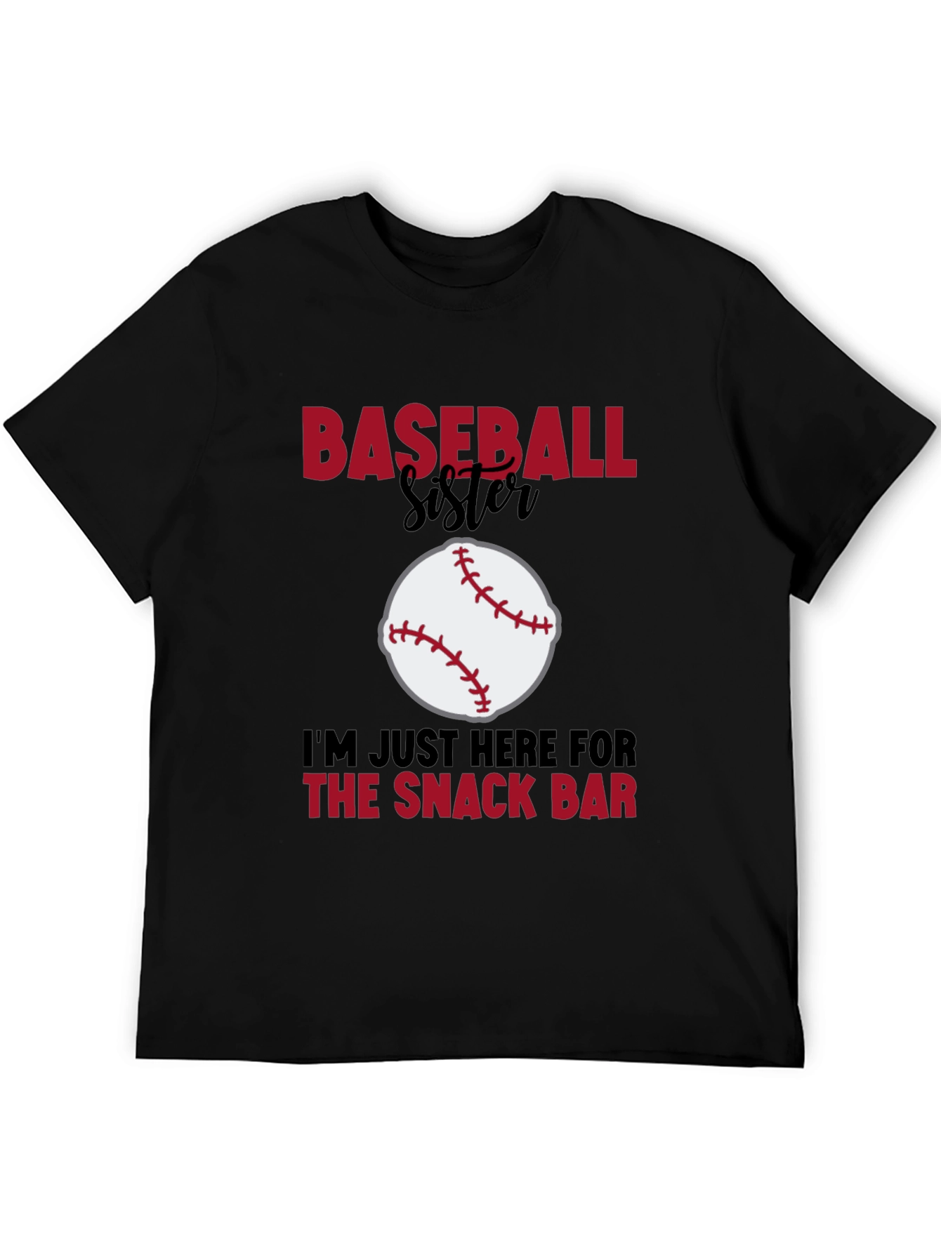 Baseball Sister Snack Bar Graphic Tee