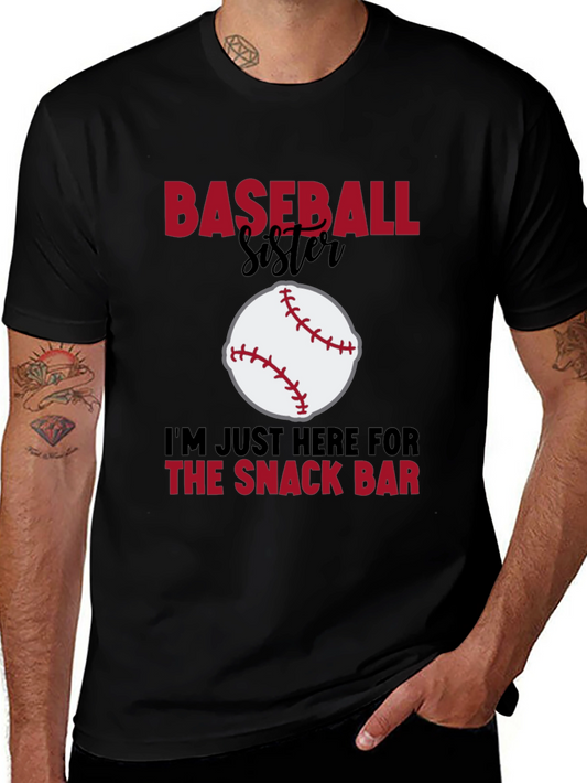Baseball Sister Snack Bar Graphic Tee