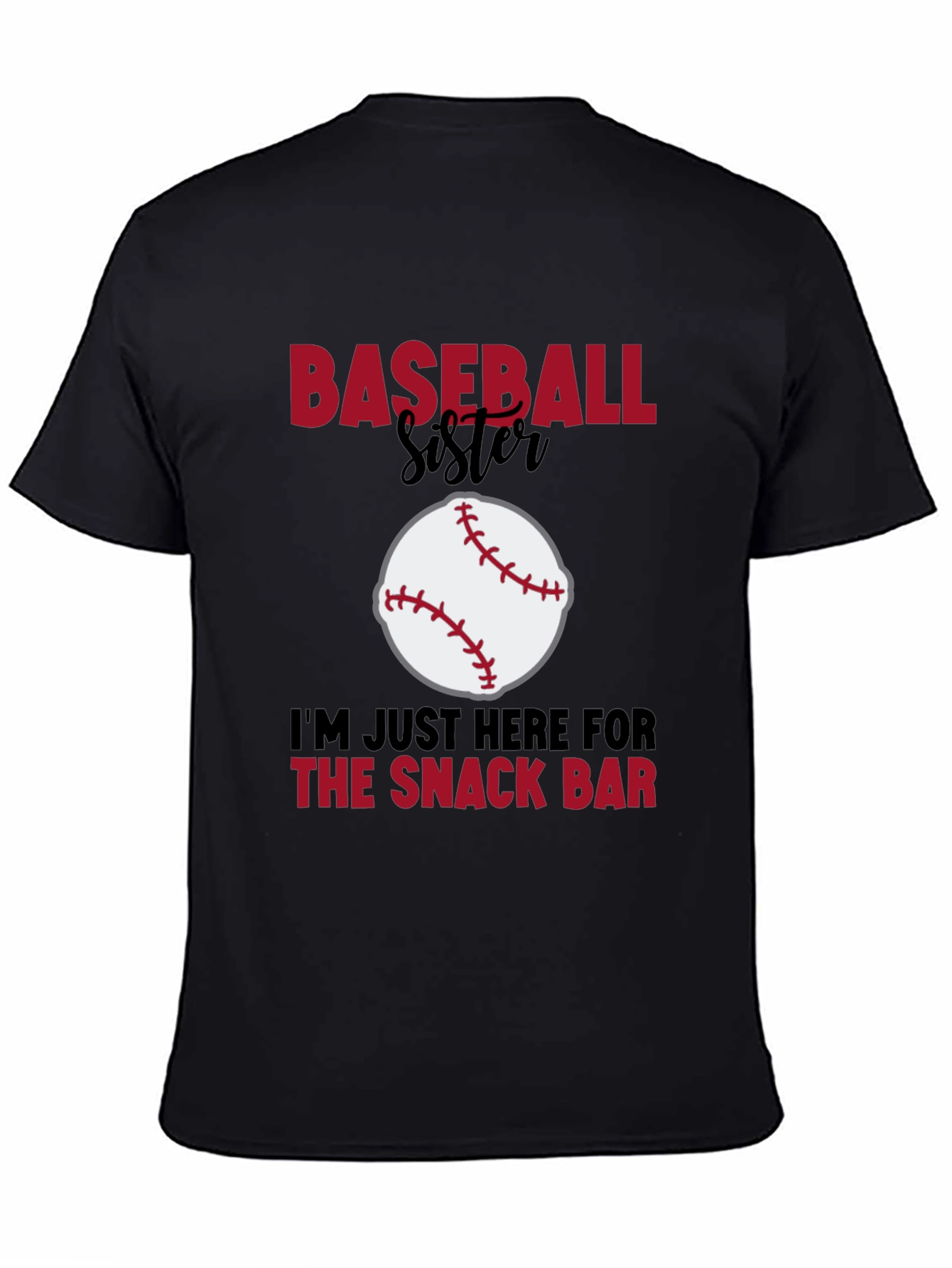 Baseball Sister Snack Bar Graphic Tee