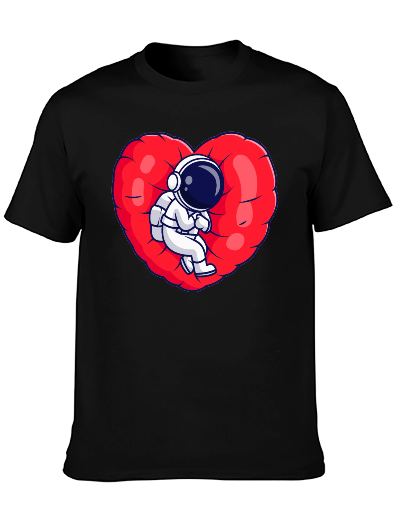 Astronaut Heart T-Shirt - Space Love Tee