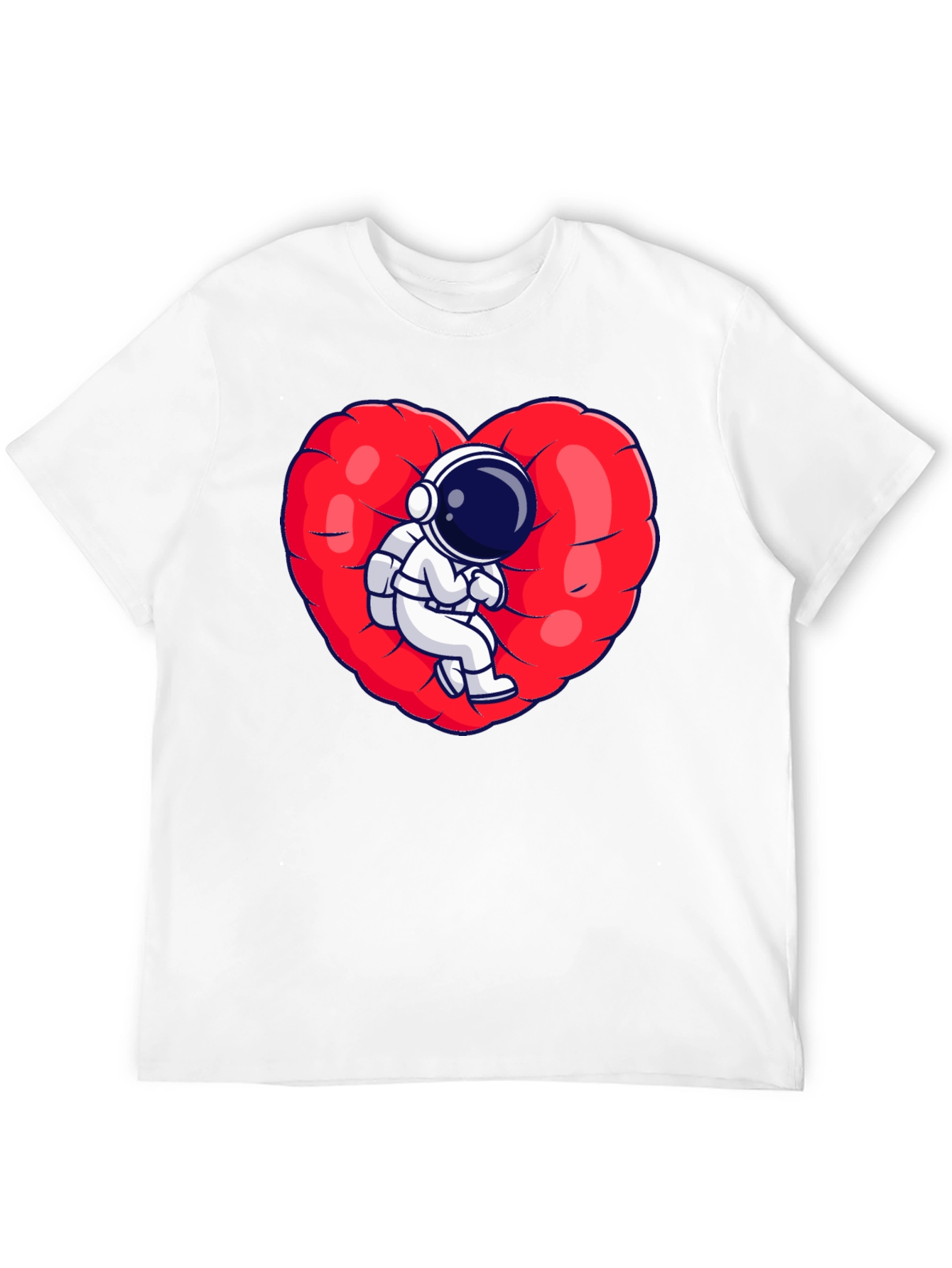Astronaut Heart T-Shirt - Space Love Tee