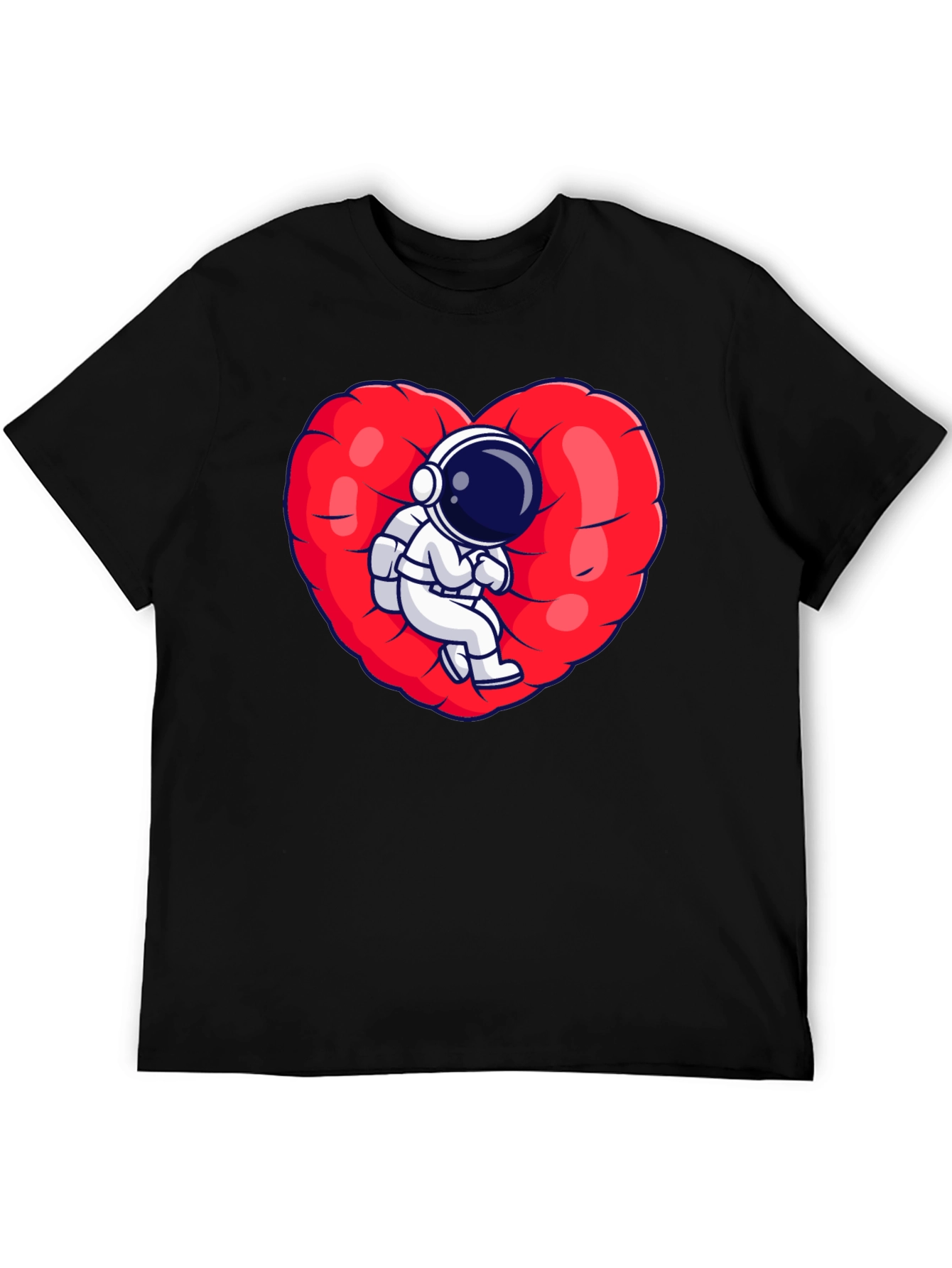 Astronaut Heart T-Shirt - Space Love Tee