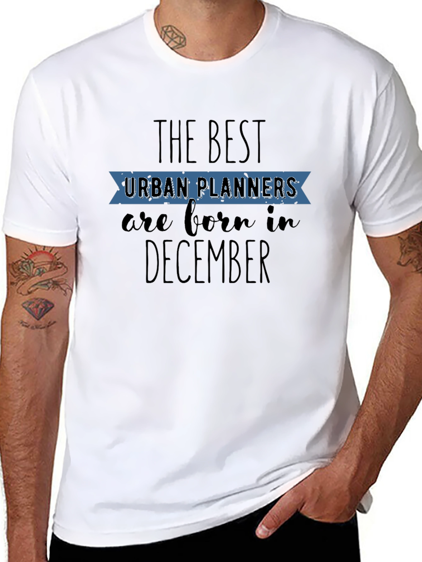 Urban Planner December Birthday T-Shirt