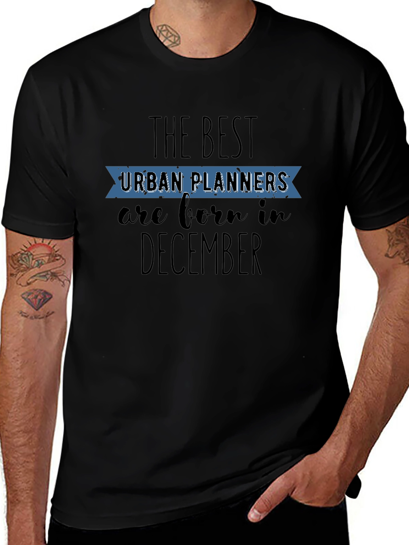 Urban Planner December Birthday T-Shirt
