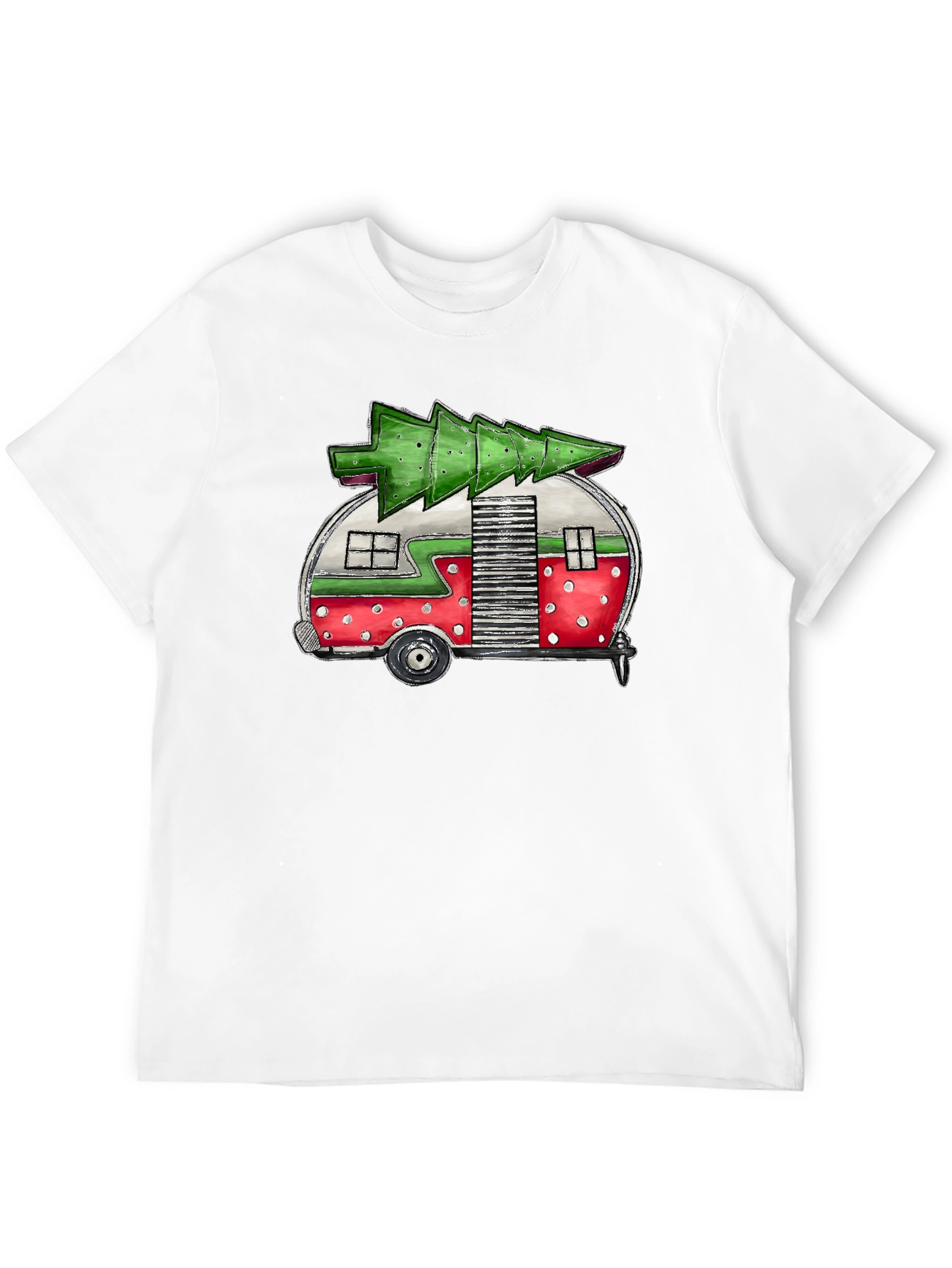 Christmas Camper T-Shirt - Festive Holiday Tee