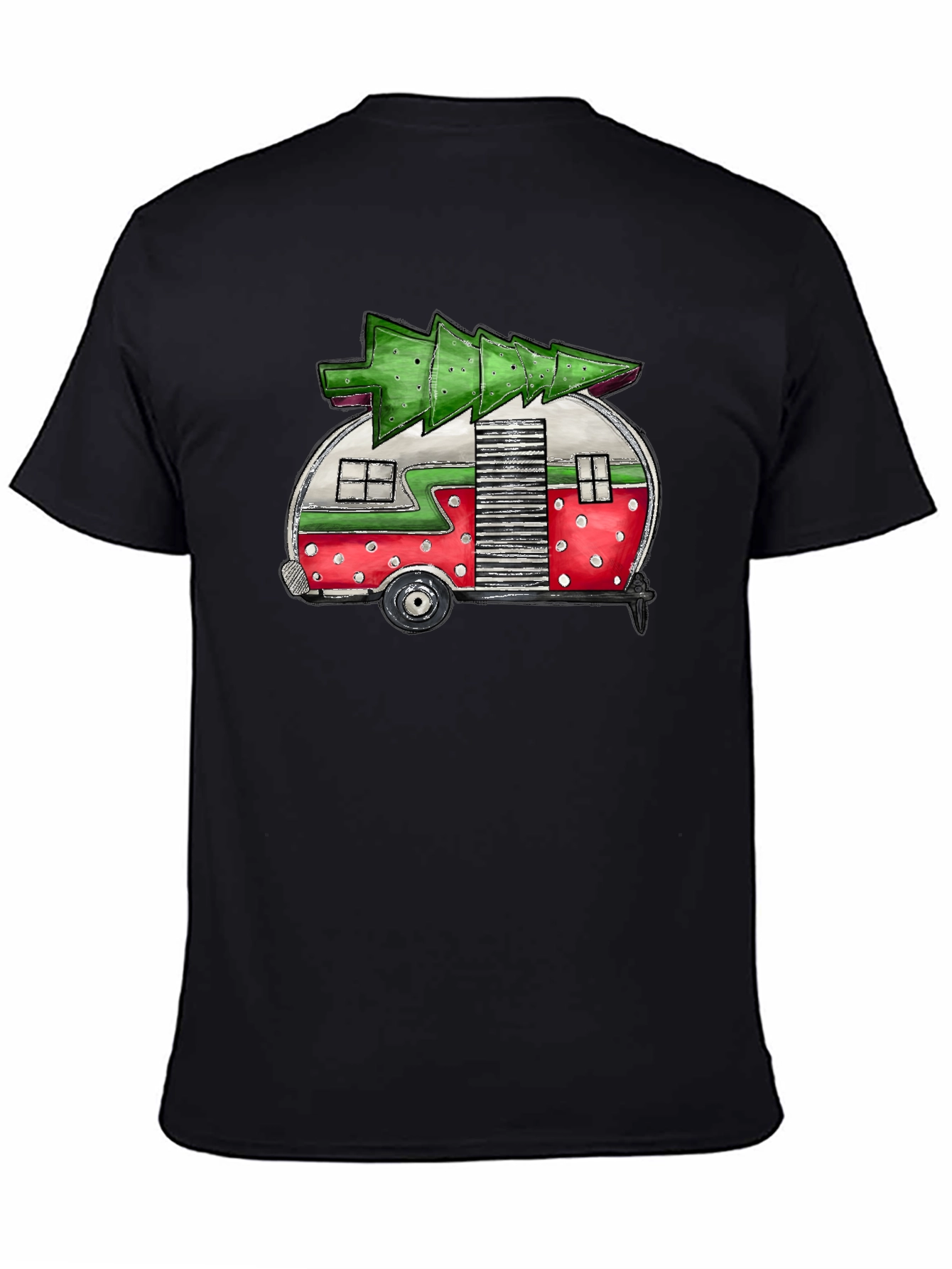 Christmas Camper T-Shirt - Festive Holiday Tee