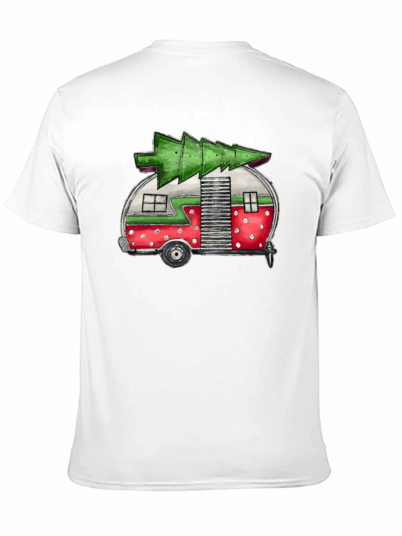 Christmas Camper T-Shirt - Festive Holiday Tee