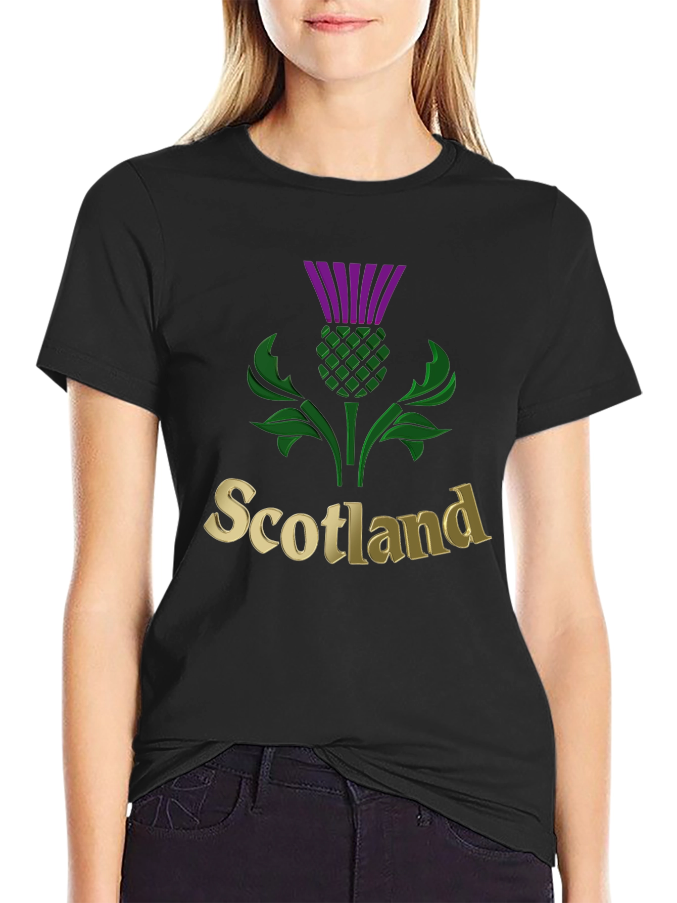 Scotland Thistle Graphic T-Shirt - Unique Design