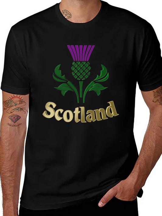 Scotland Thistle Graphic T-Shirt - Unique Design