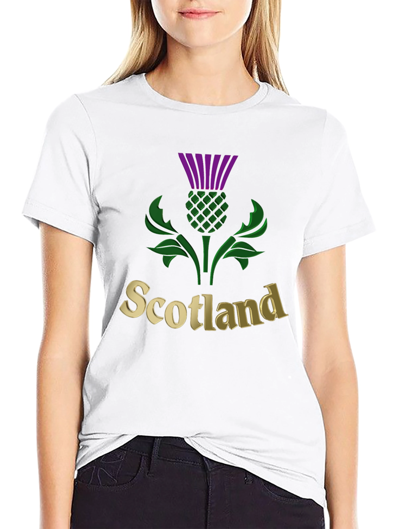 Scotland Thistle Graphic T-Shirt - Unique Design