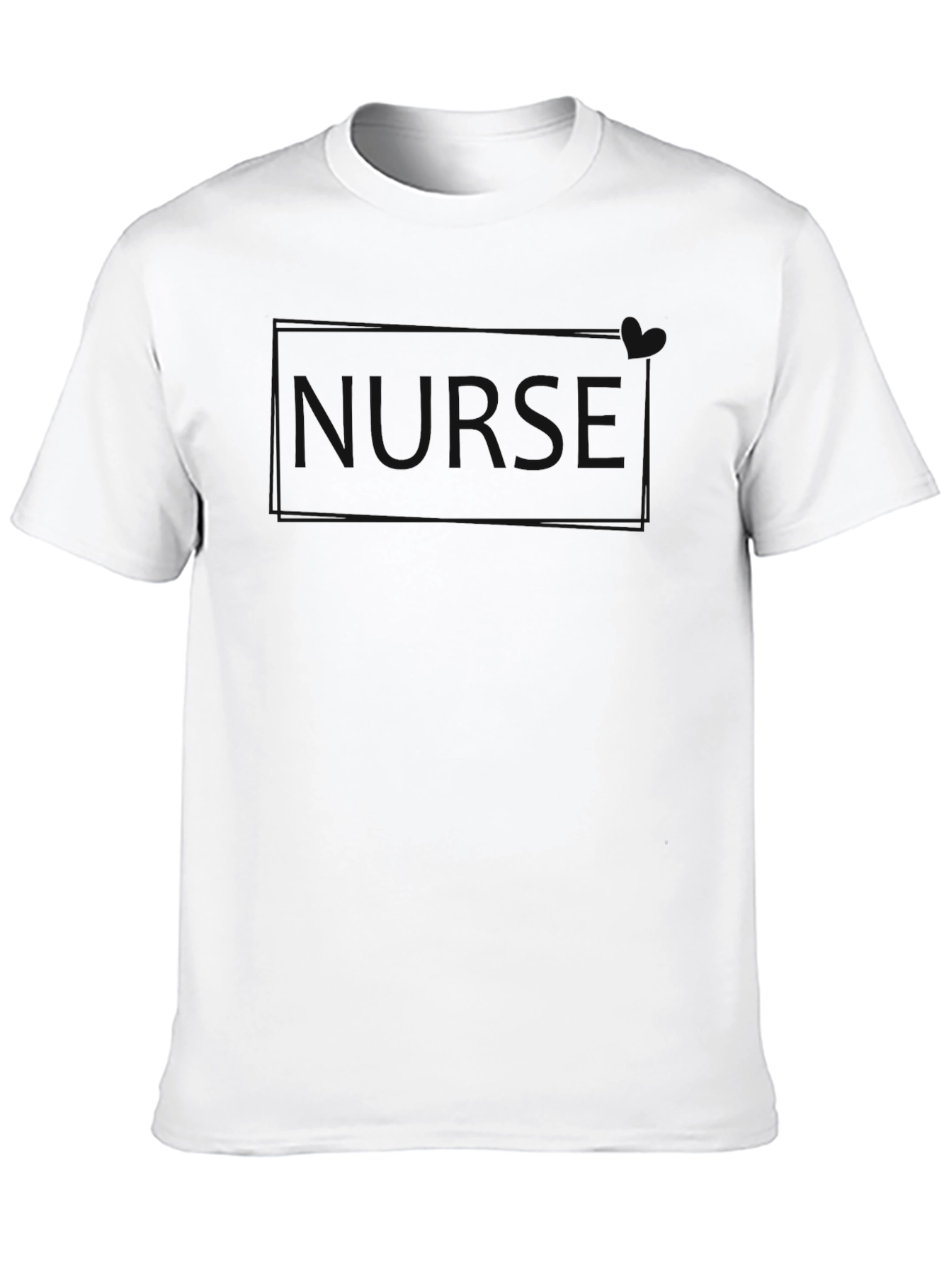 Black NURSE Graphic T-Shirt for Men