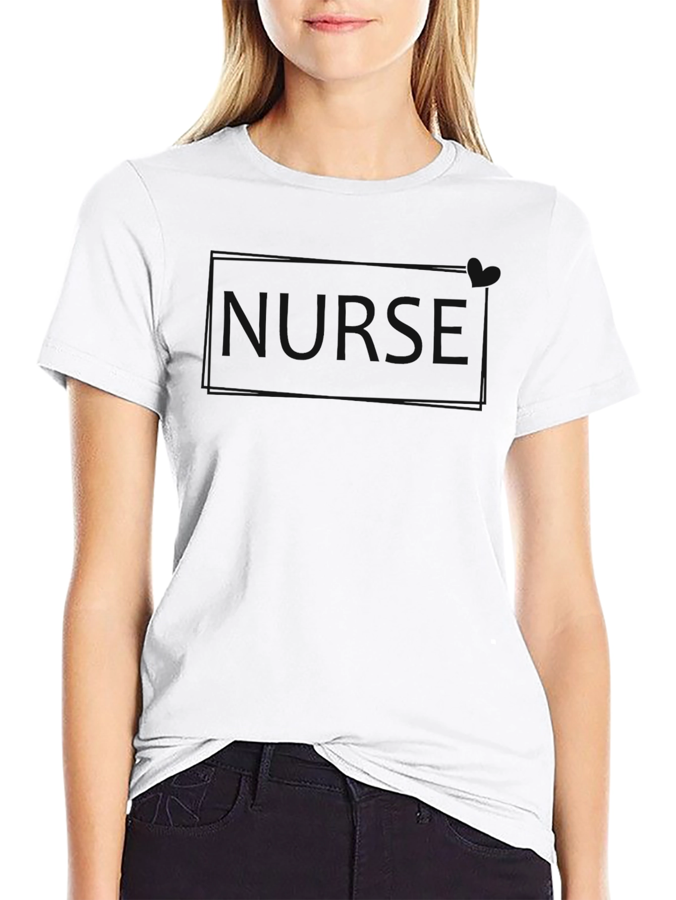 Black NURSE Graphic T-Shirt for Men