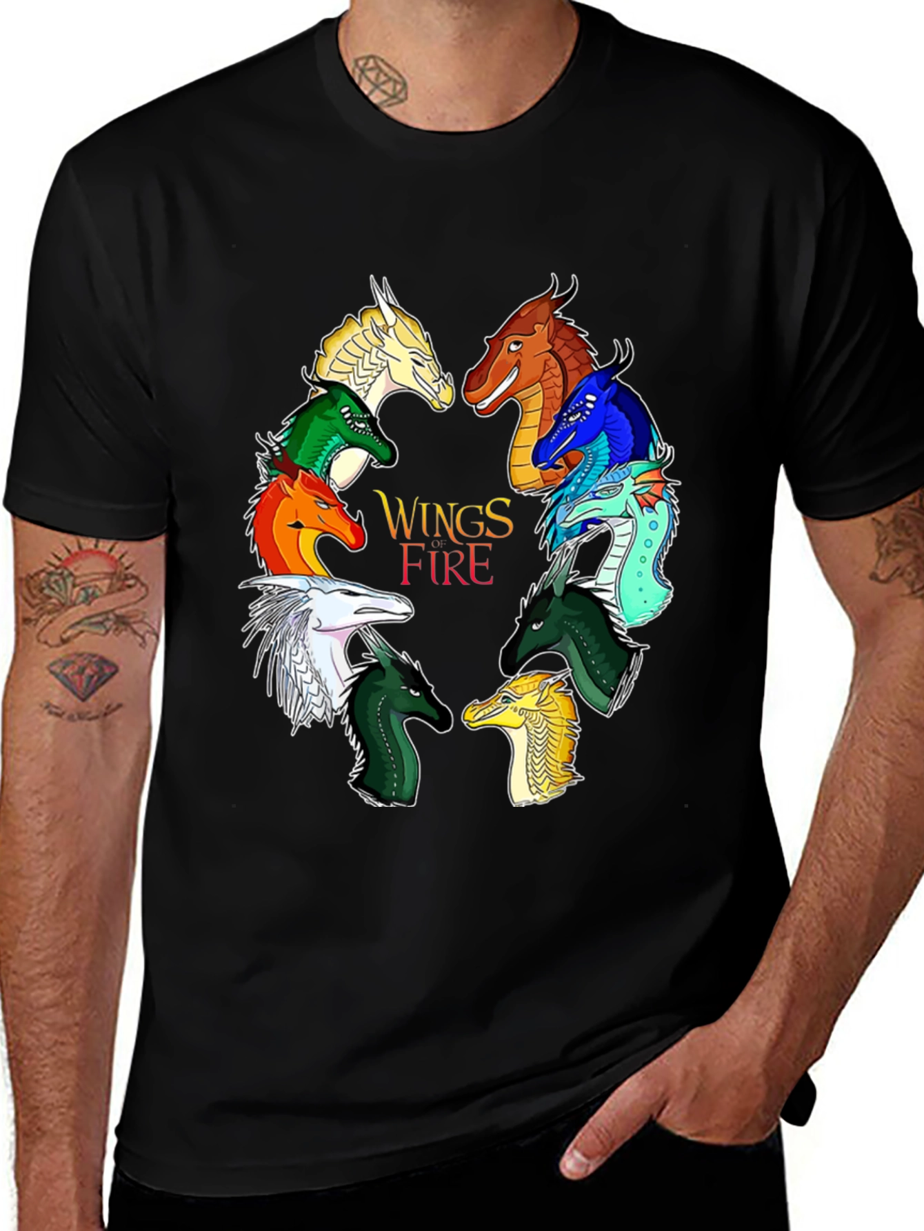 Wings of Fire Dragons Graphic T-Shirt