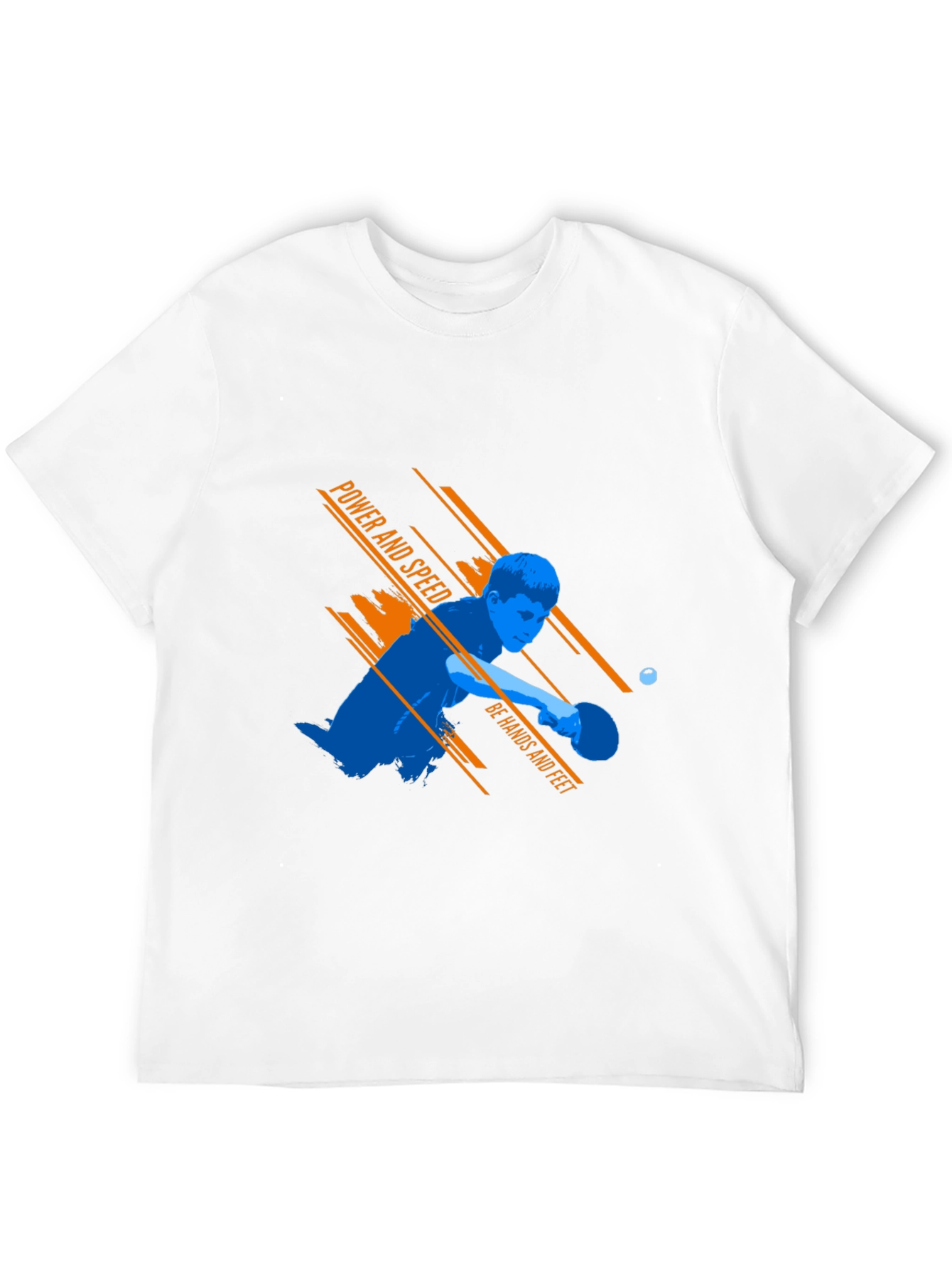 Power & Speed Table Tennis Graphic Tee