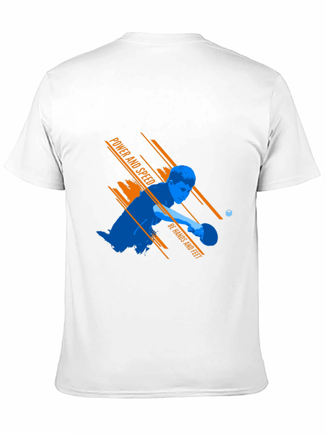 Power & Speed Table Tennis Graphic Tee