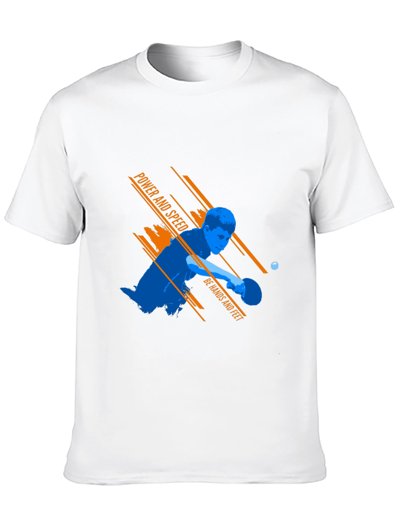 Power & Speed Table Tennis Graphic Tee