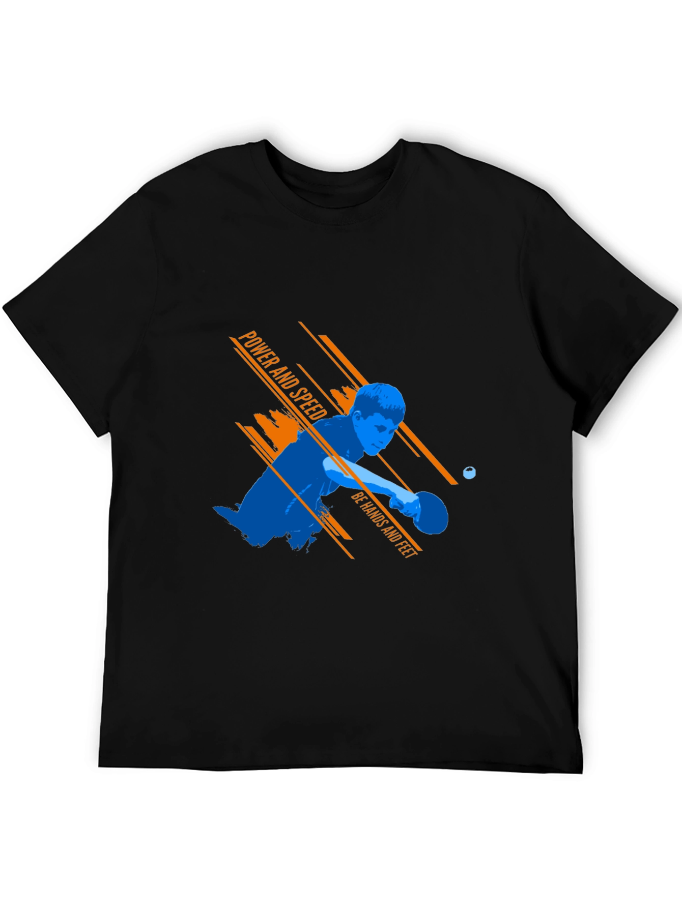 Power & Speed Table Tennis Graphic Tee