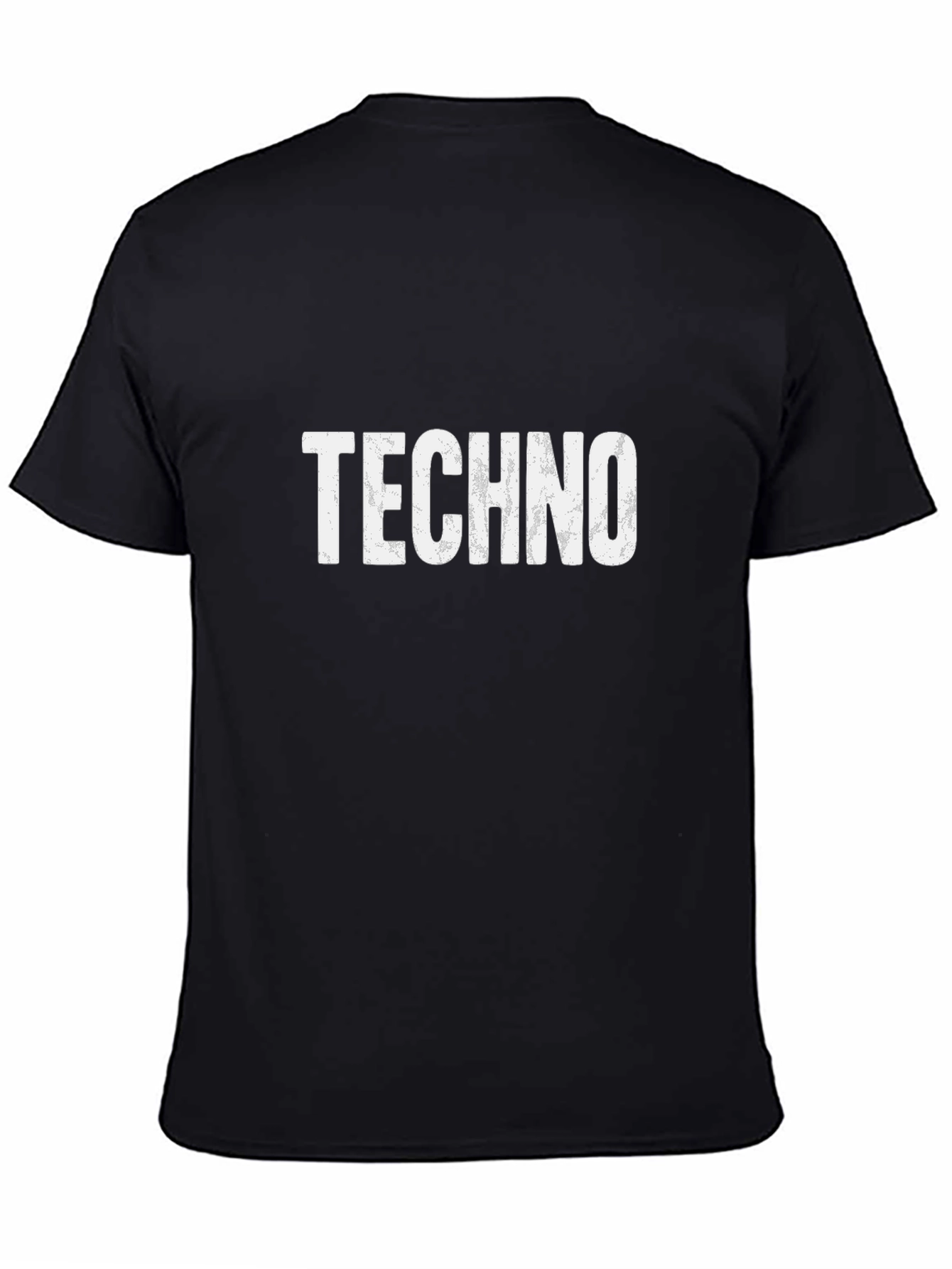 Techno Graphic T-Shirt - Classic Crew Neck Tee