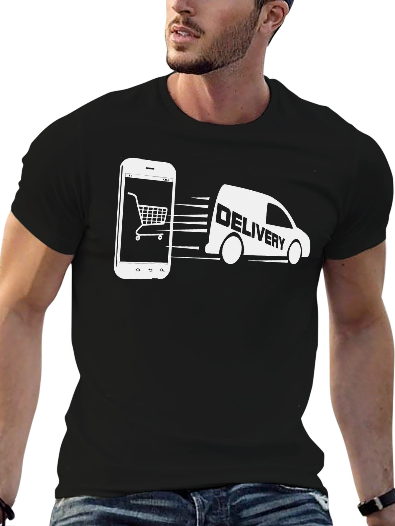 Delivery Service T-Shirt - Mobile Ordering Apparel