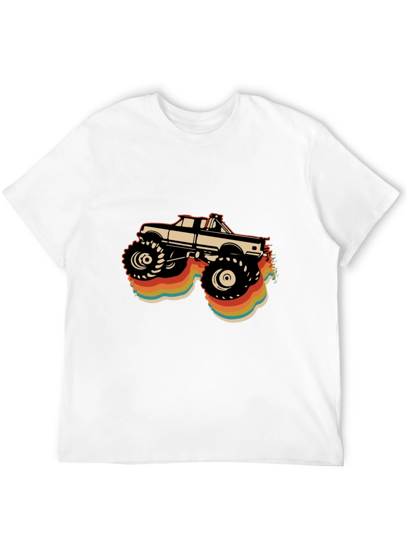 Retro Monster Truck Graphic T-Shirt