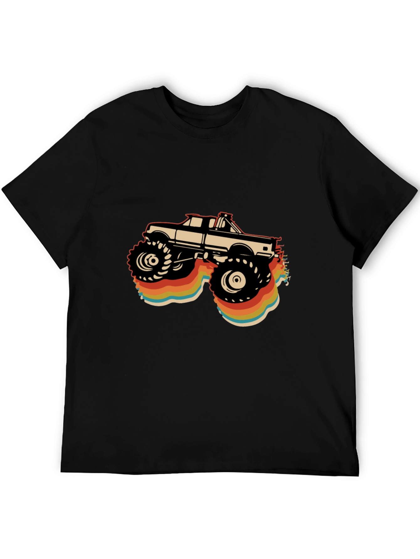 Retro Monster Truck Graphic T-Shirt