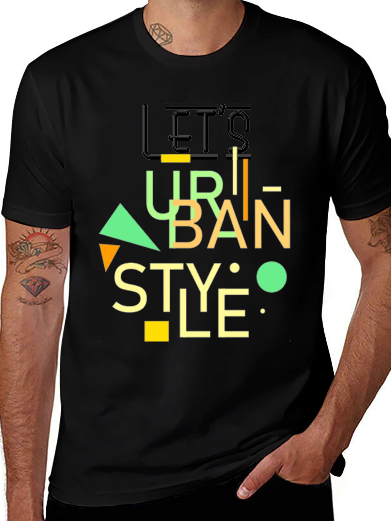 Urban Style Graphic Tee - Cool Design