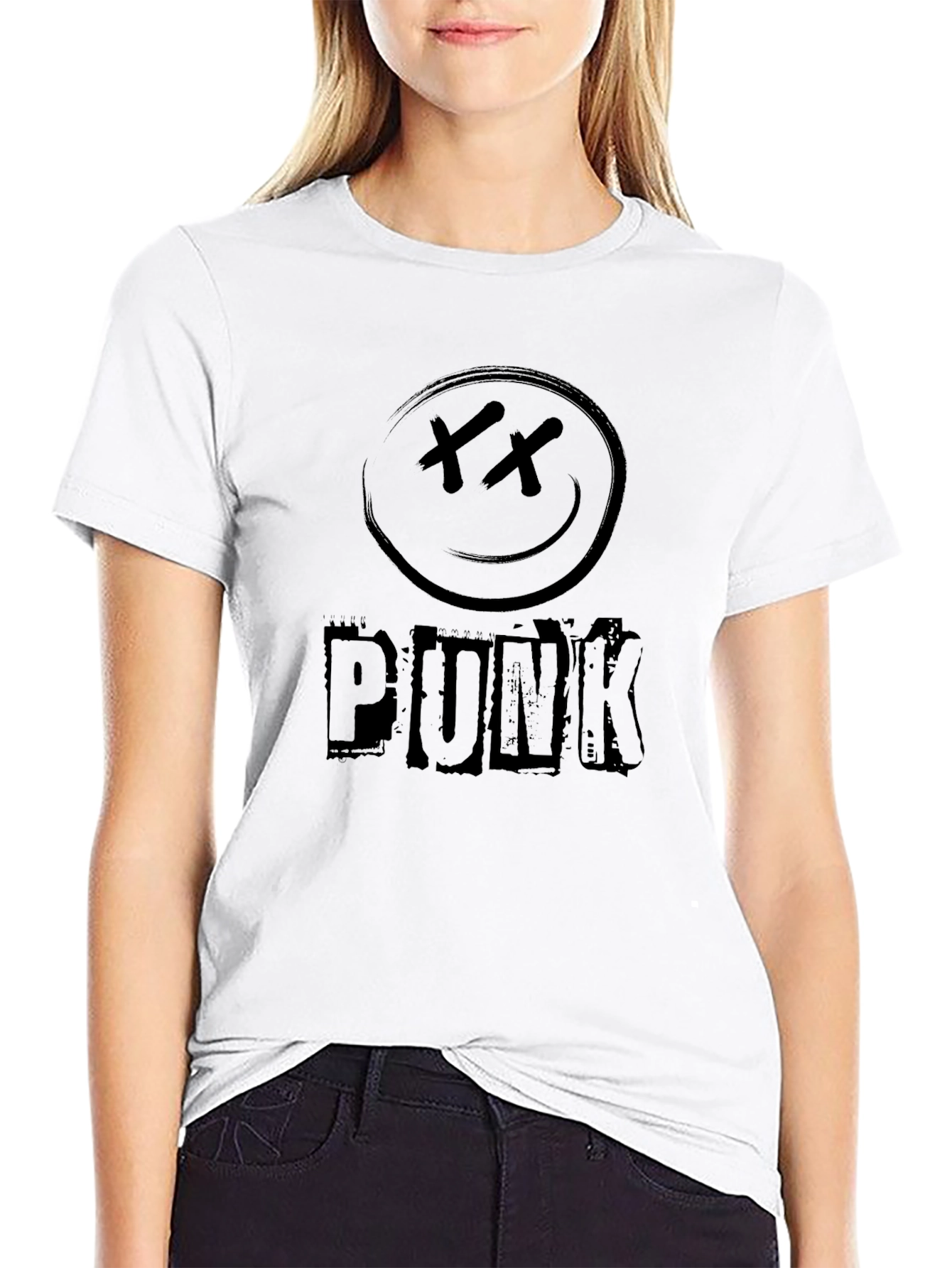 Edgy Punk Graphic Tee - Soft Cotton Blend