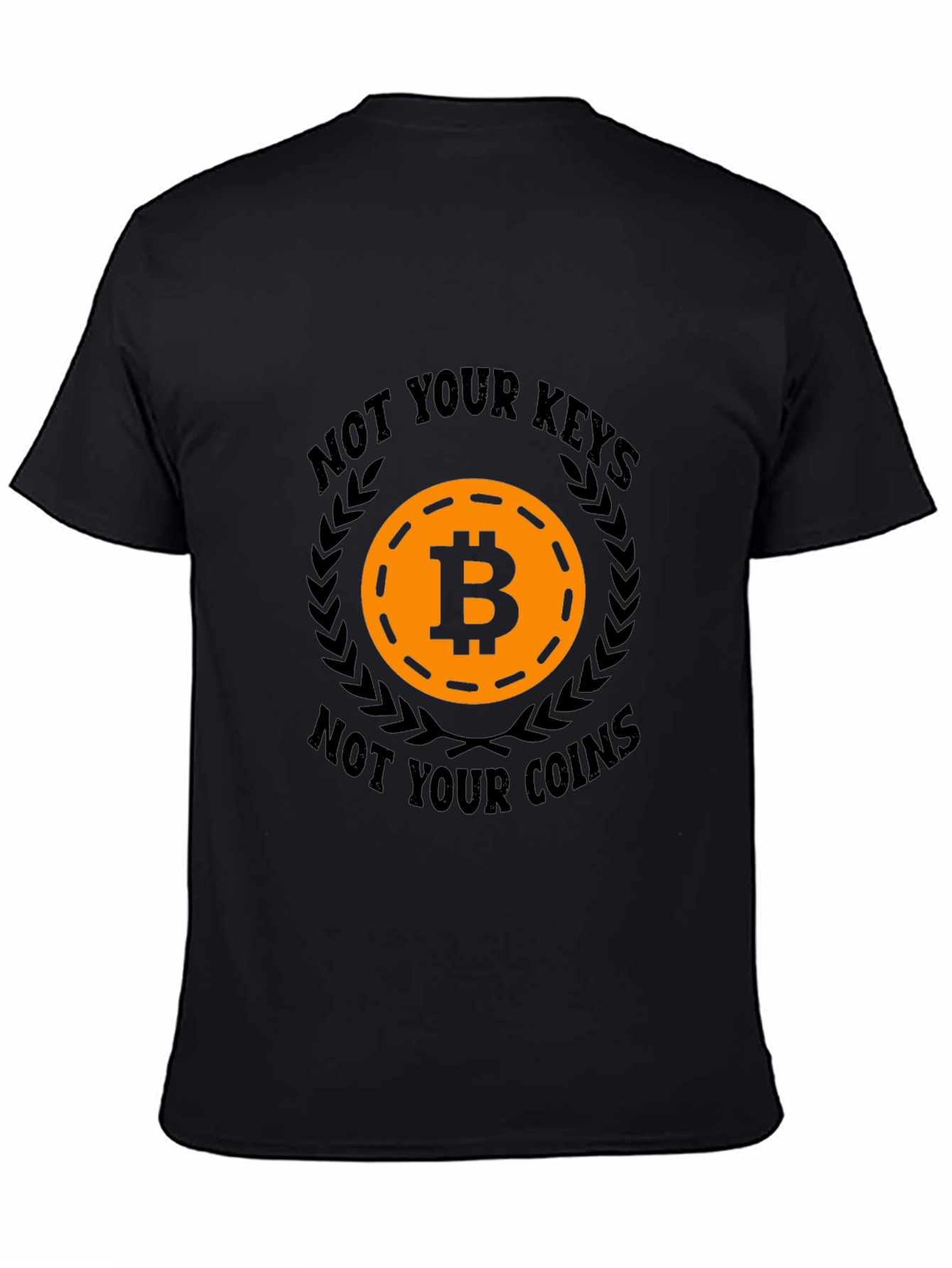 Bitcoin T-Shirt - Not Your Keys Not Your Coins