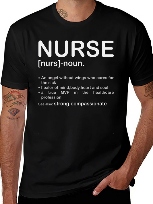 Nurse Definition T-Shirt - Strong Compassionate