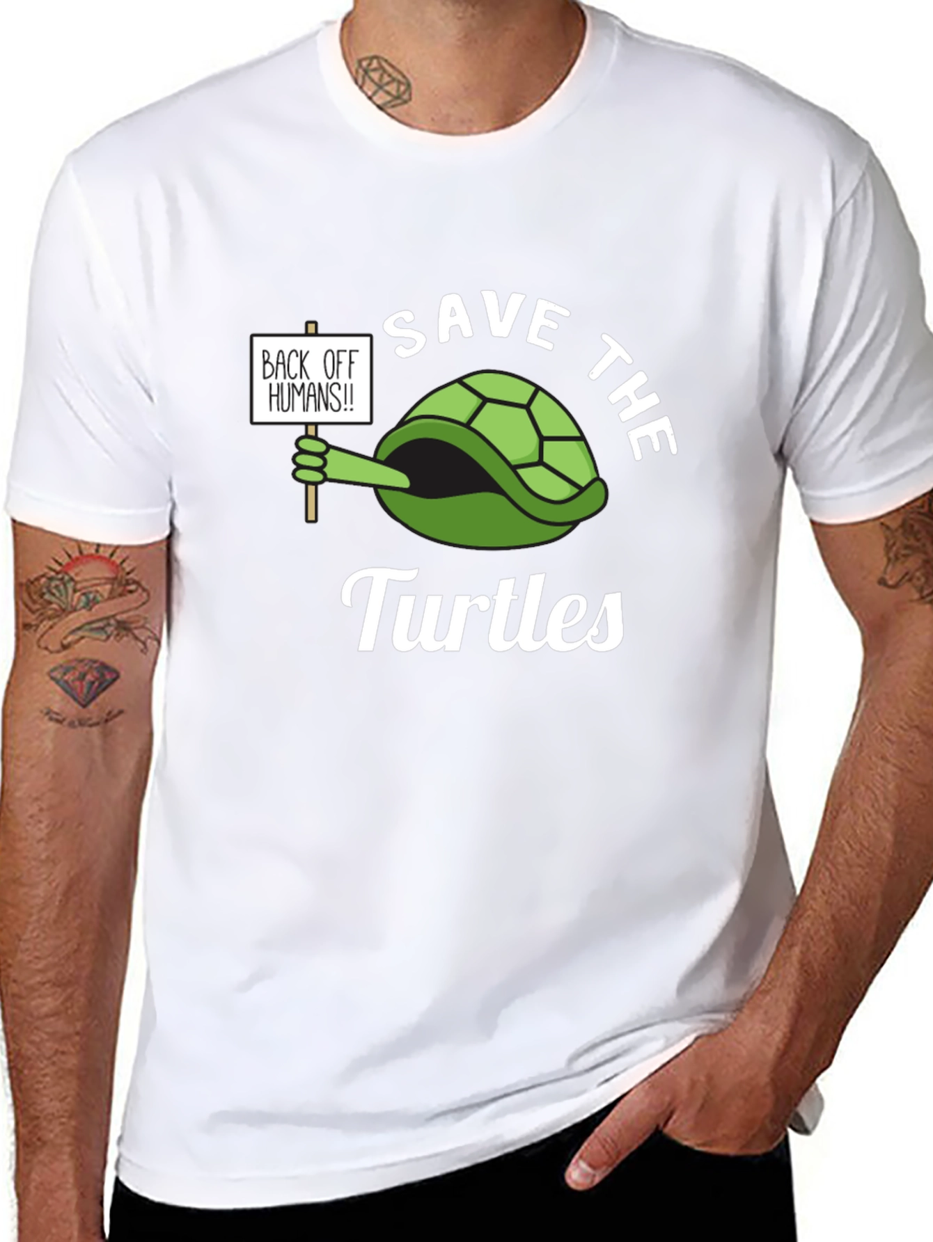Save the Turtles Graphic Tee