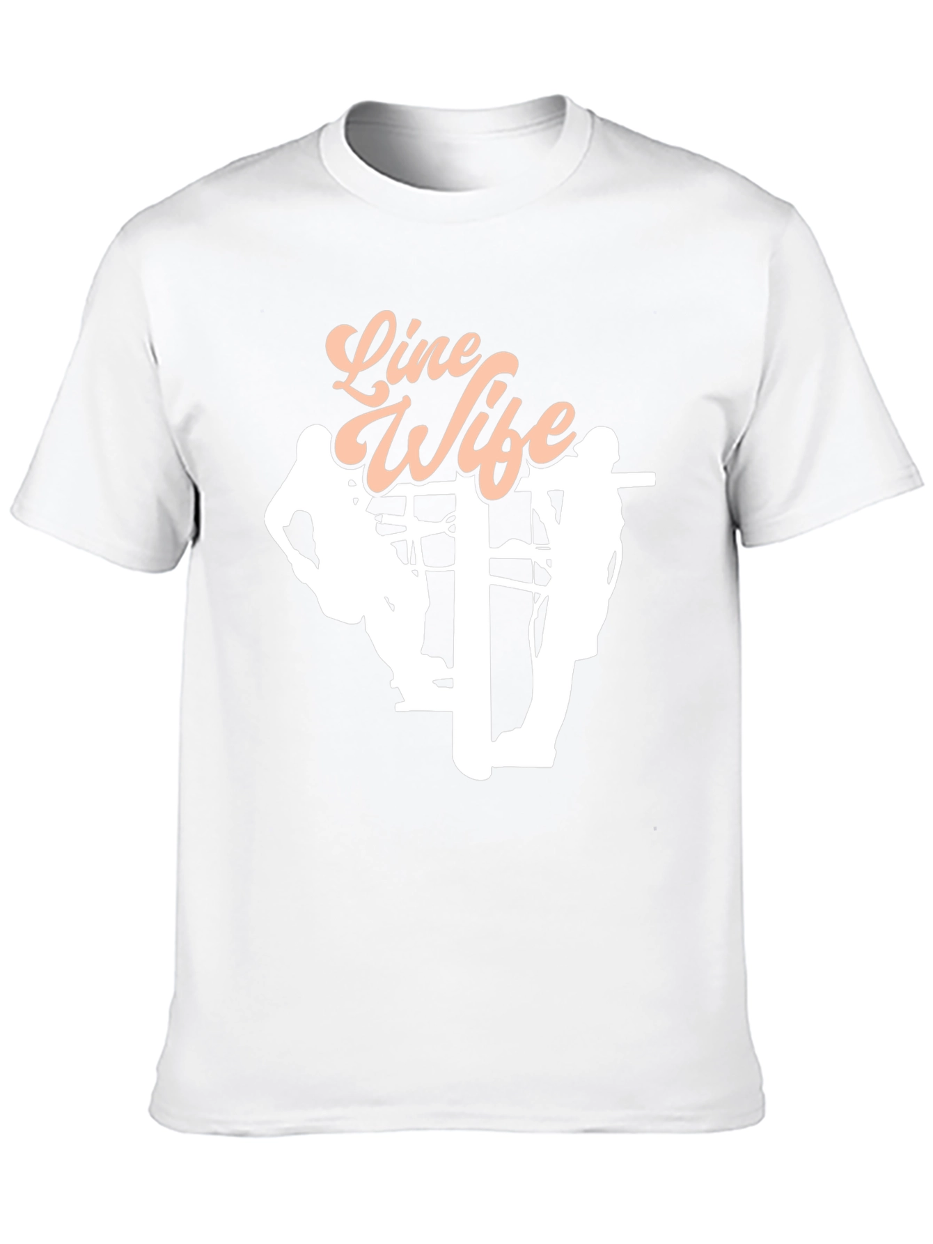 Line Wife T-Shirt - Black Graphic Tee