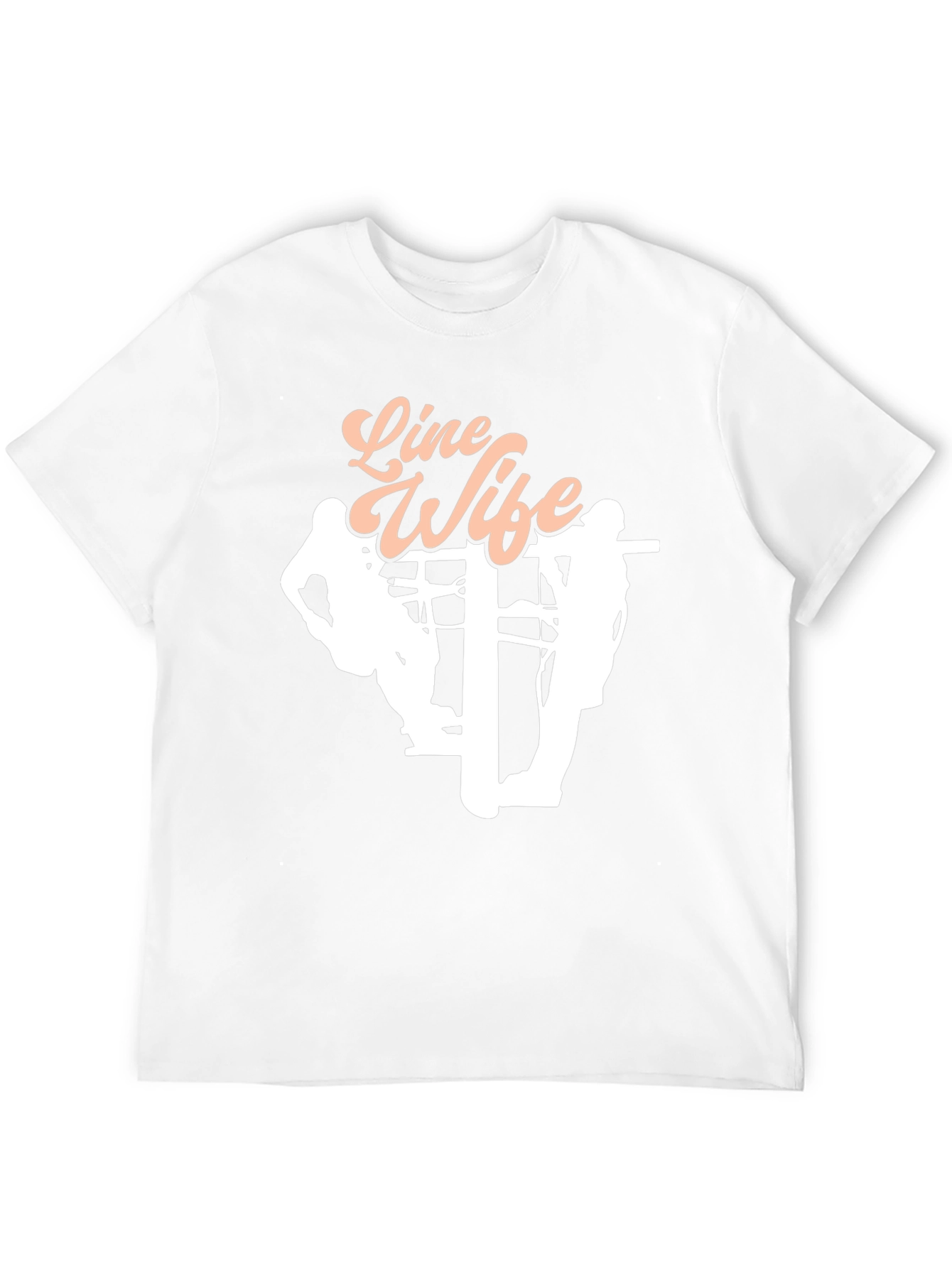 Line Wife T-Shirt - Black Graphic Tee