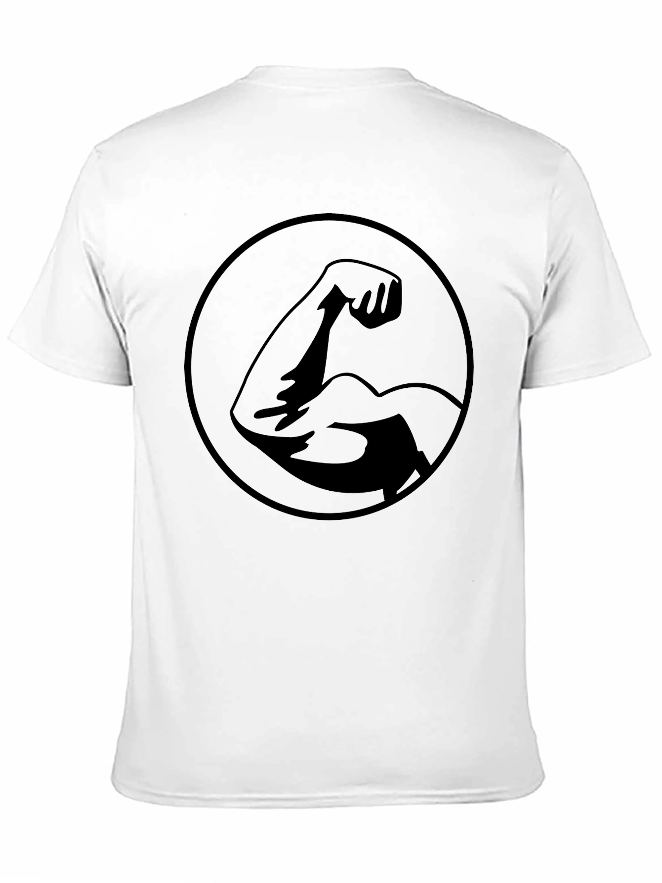 Muscle Arm Graphic T-Shirt - Power & Strength