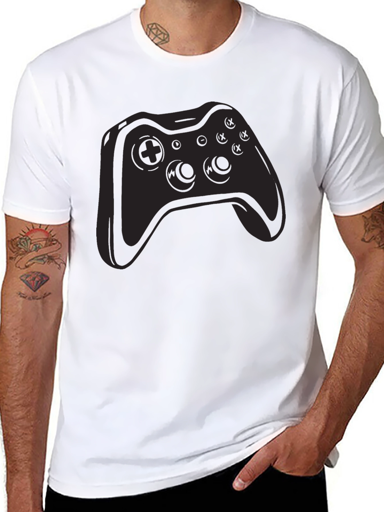 Gamer Controller T-Shirt - Black Graphic Tee