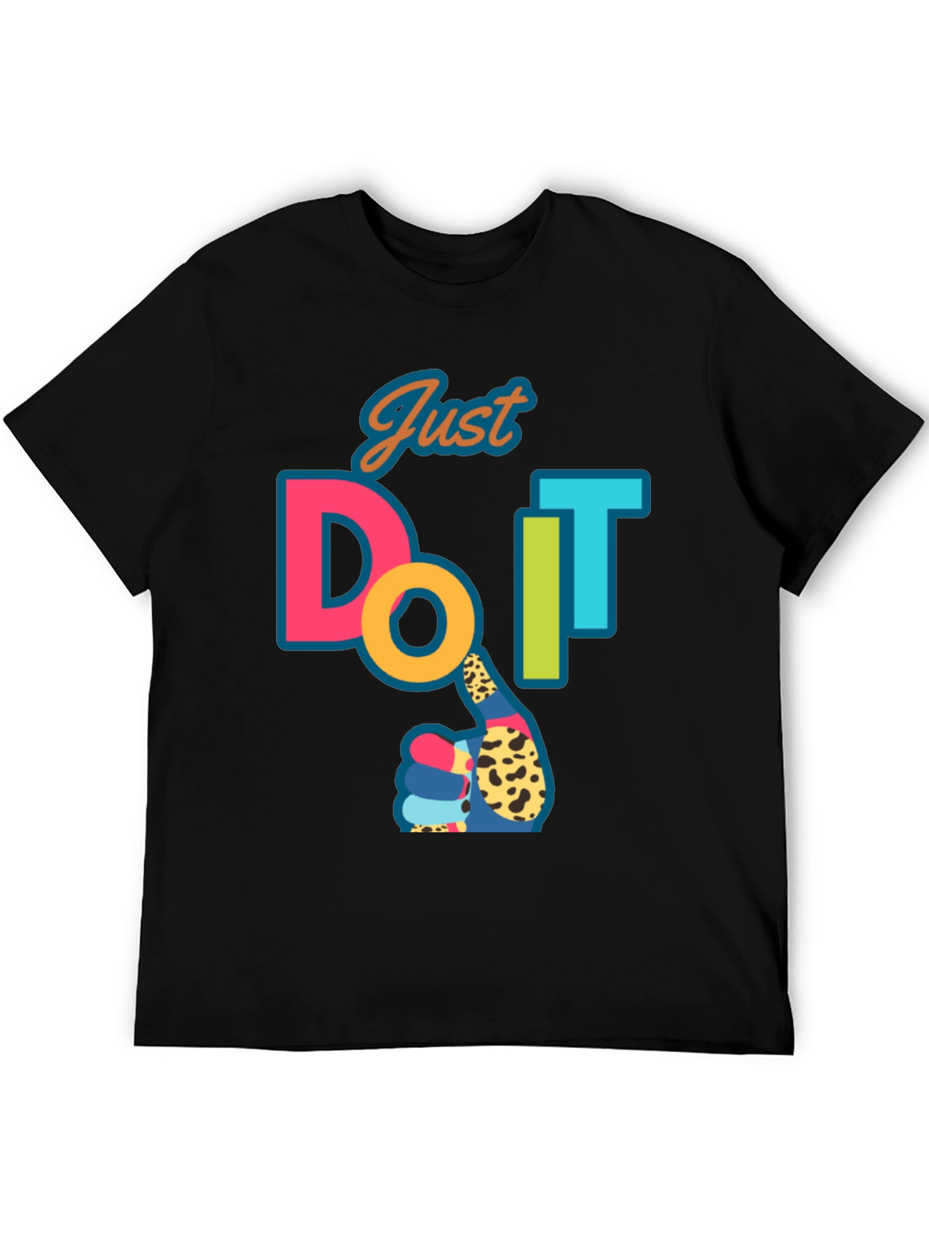 Just Do It T-Shirt - Graphic Print Cotton Tee