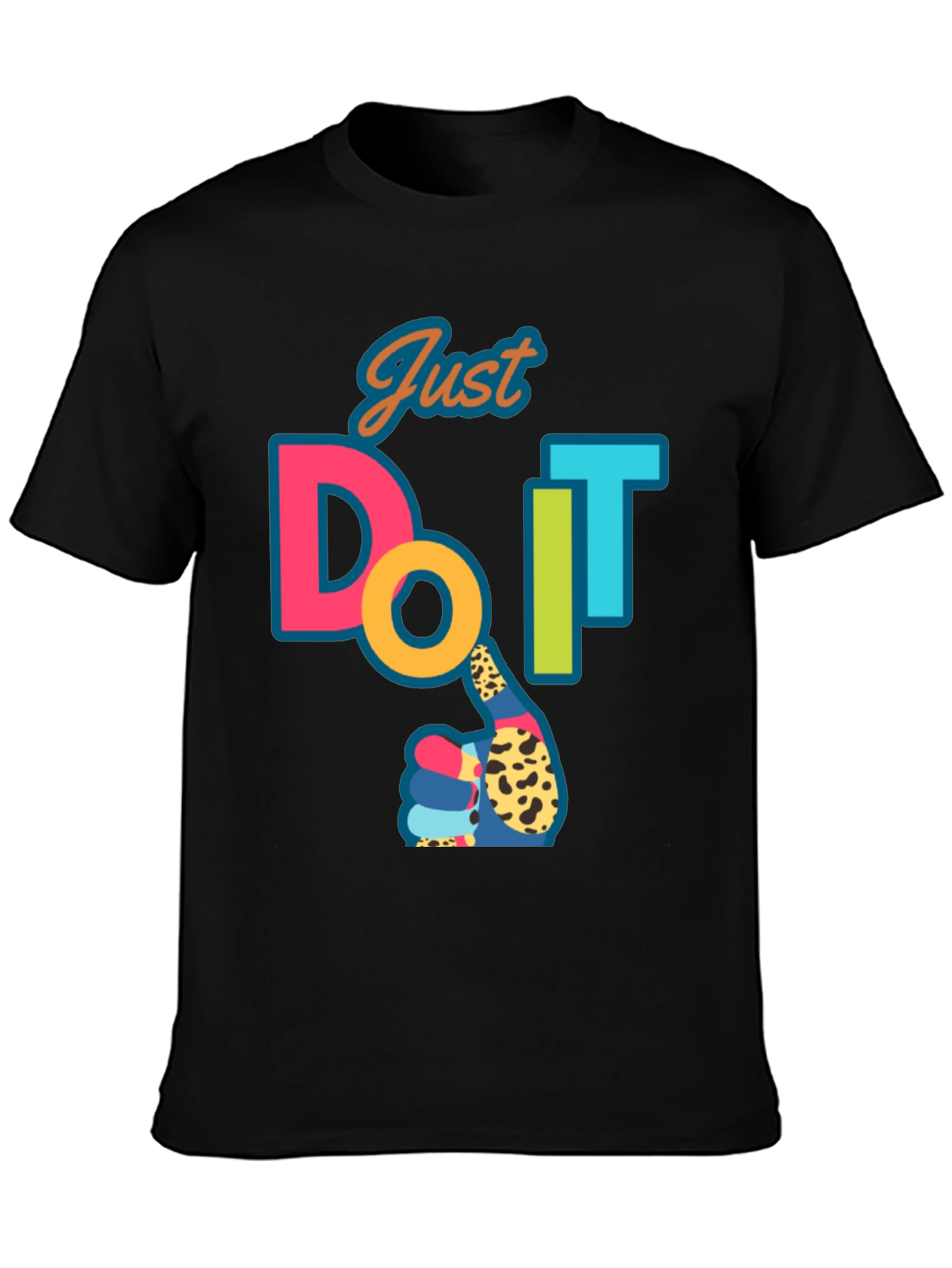 Just Do It T-Shirt - Graphic Print Cotton Tee