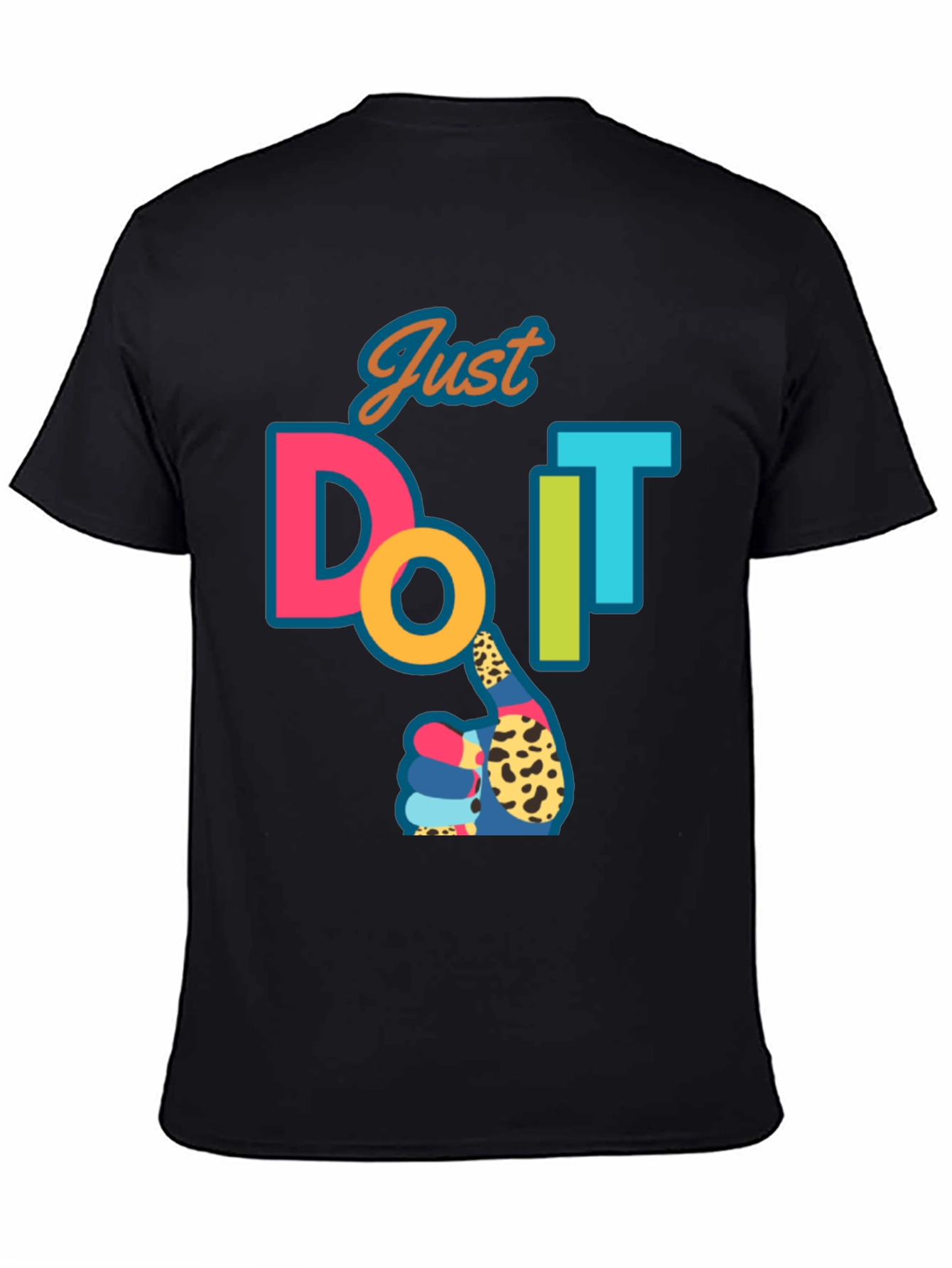 Just Do It T-Shirt - Graphic Print Cotton Tee