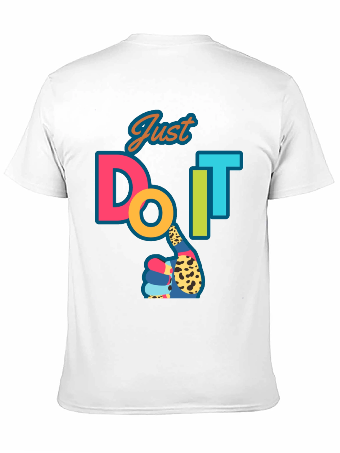 Just Do It T-Shirt - Graphic Print Cotton Tee