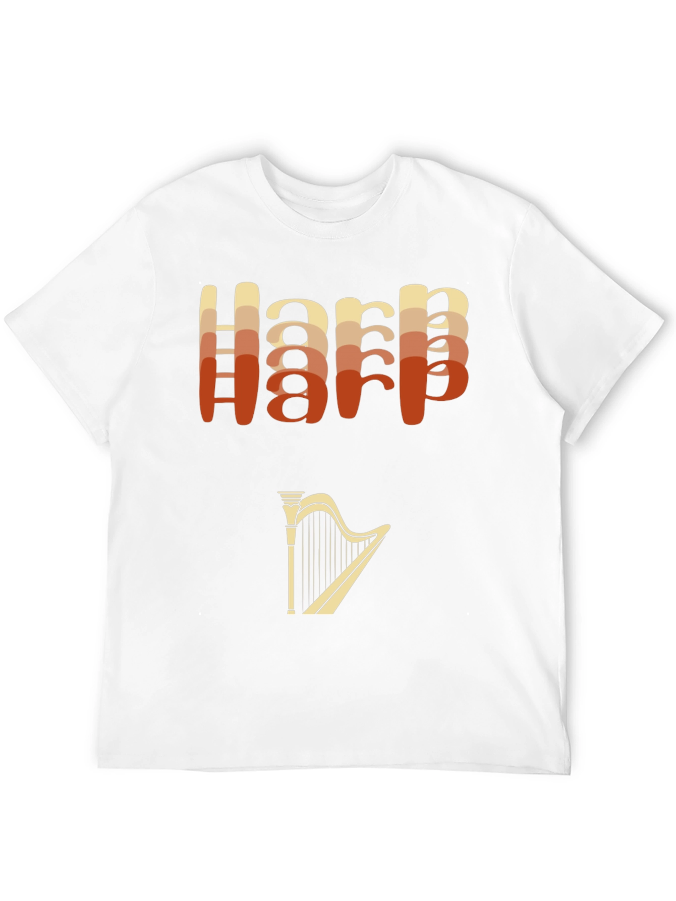 Retro Harp Graphic T-Shirt