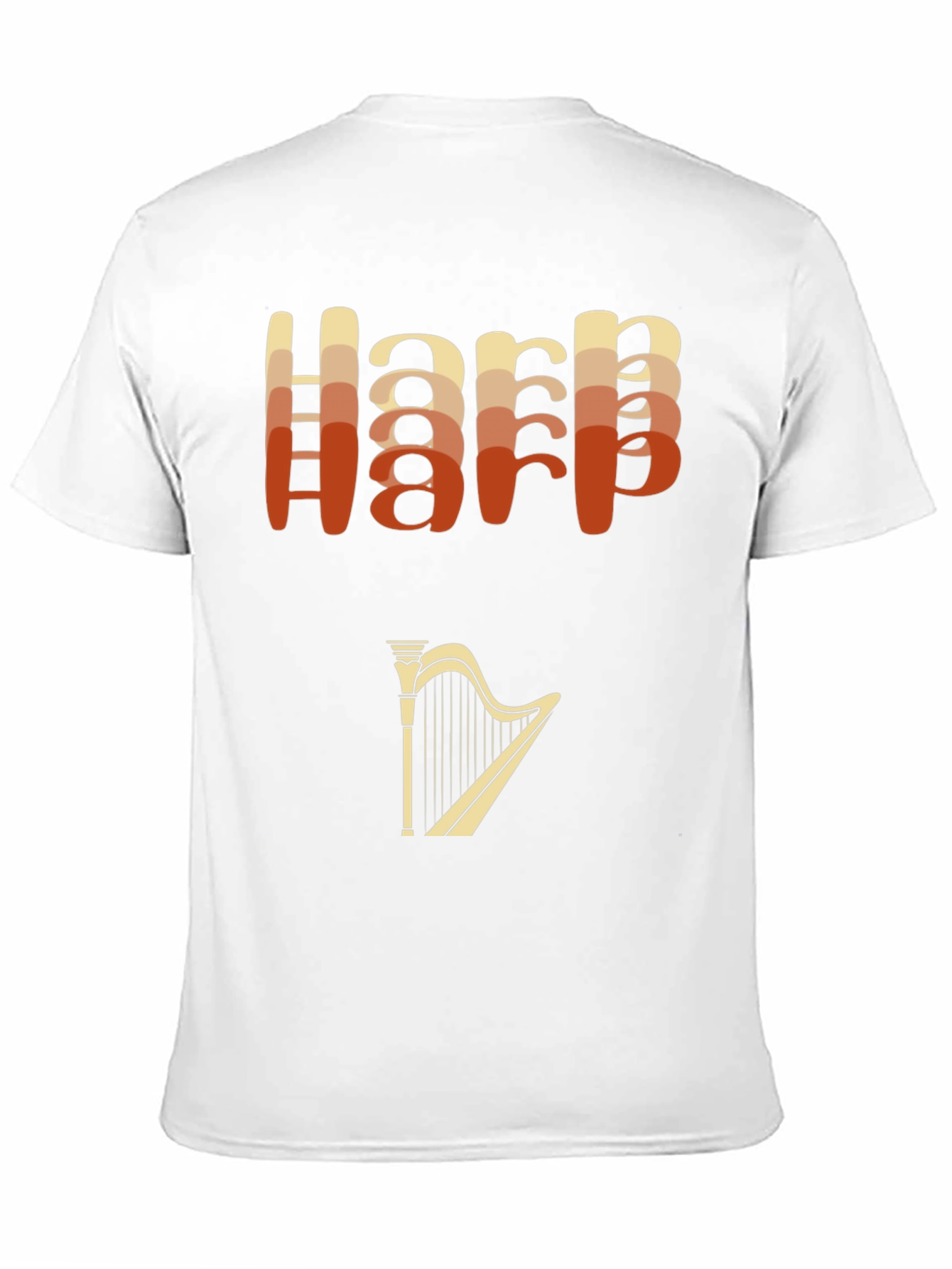 Retro Harp Graphic T-Shirt