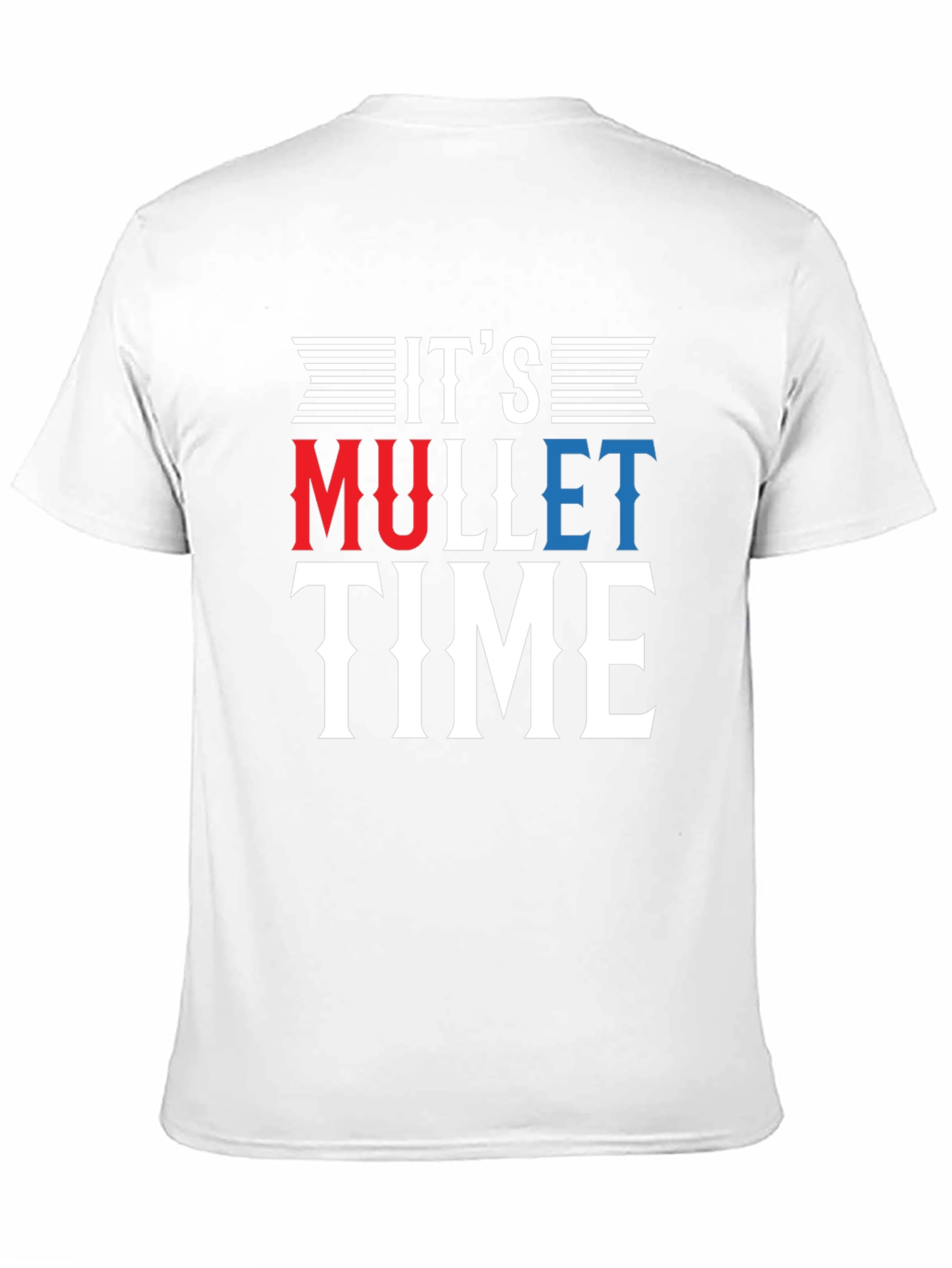 Its Mullet Time Black T-Shirt