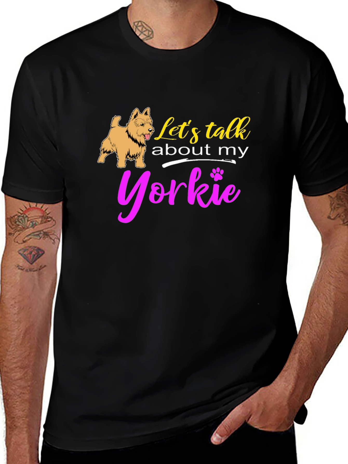Lets Talk About My Yorkie T-Shirt
