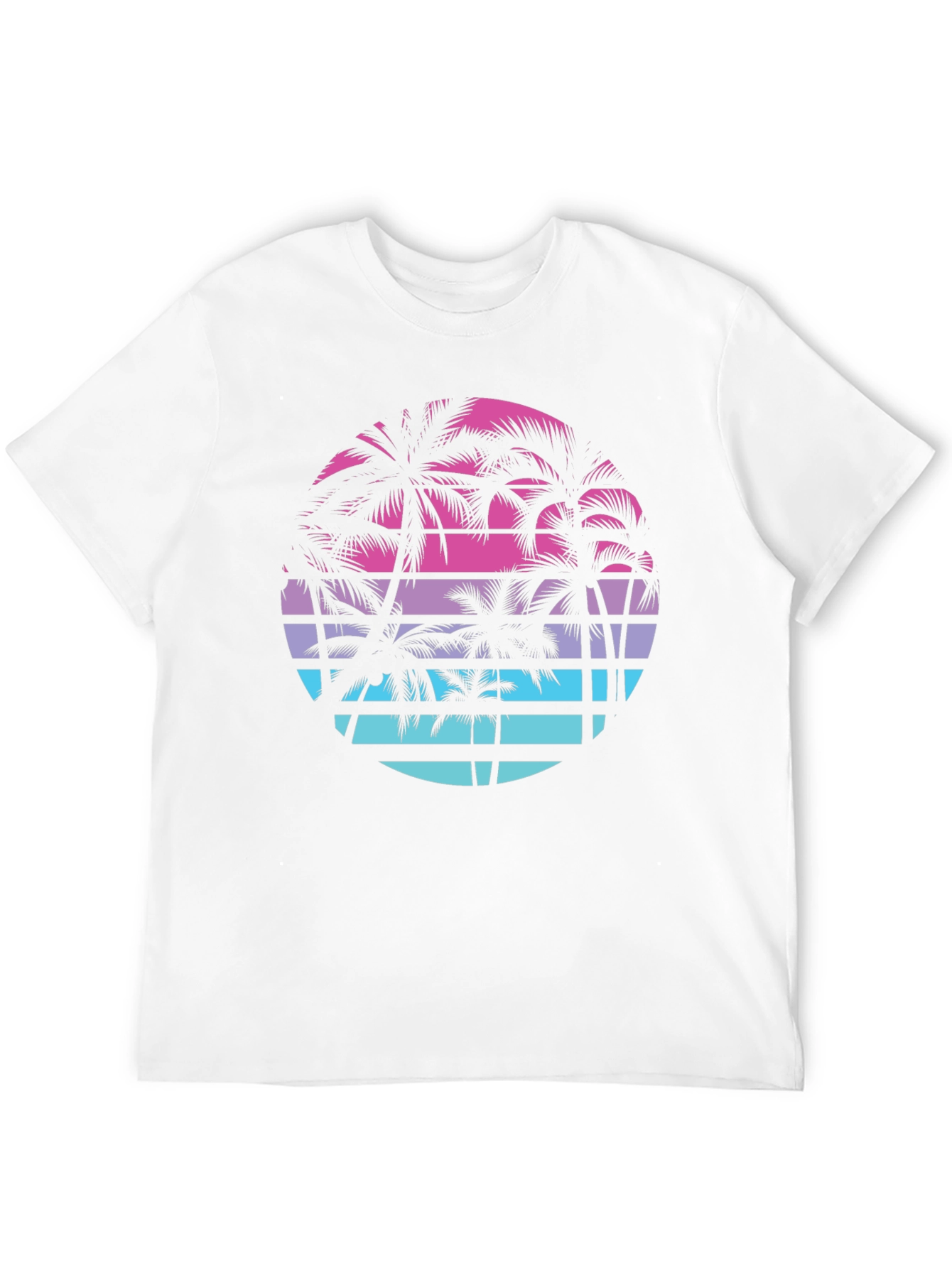 Retro Palm Tree Sunset T-Shirt
