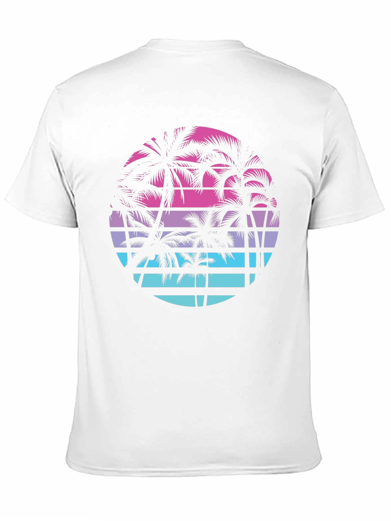 Retro Palm Tree Sunset T-Shirt