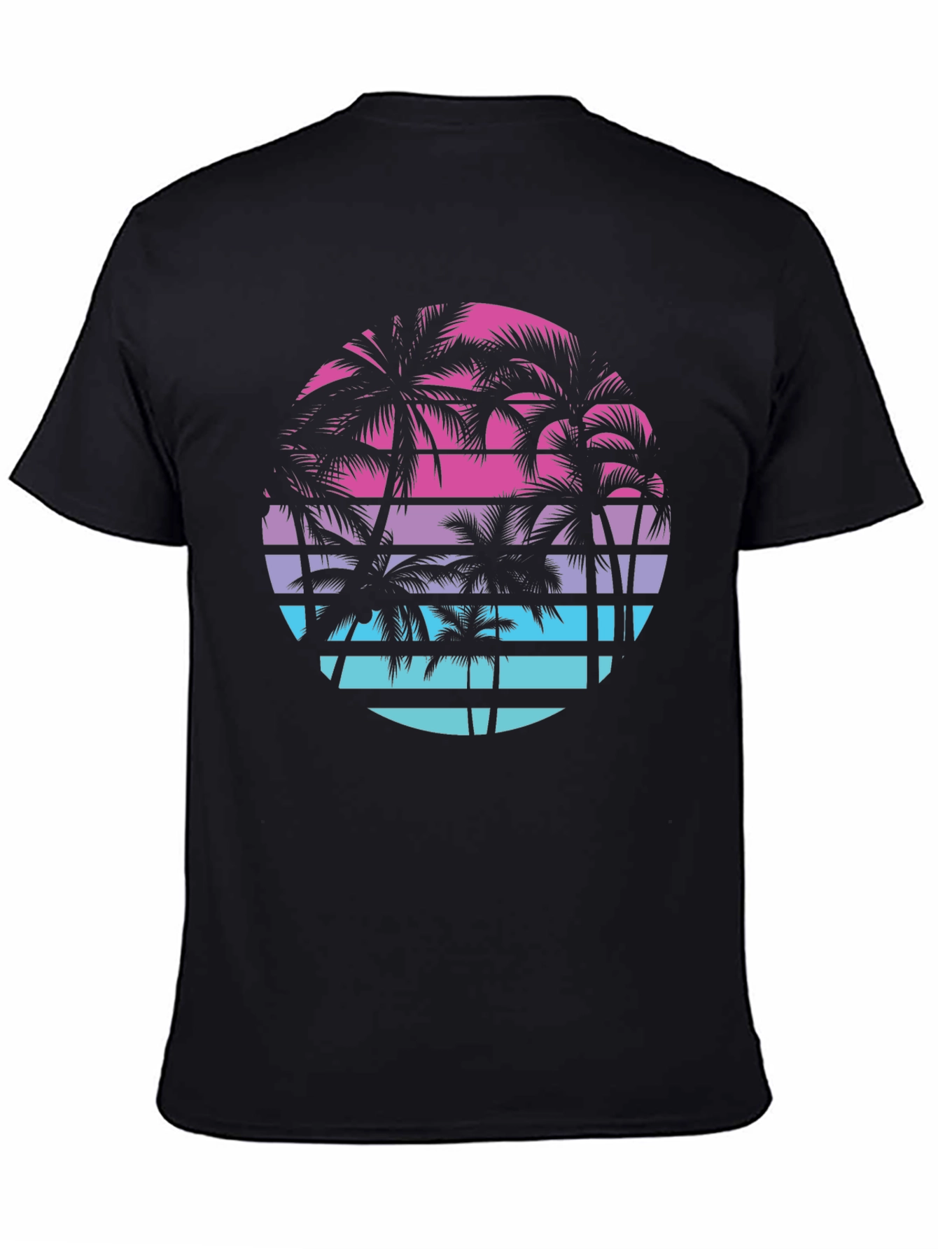Retro Palm Tree Sunset T-Shirt