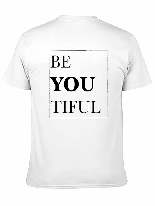 Be You Tiful Black Graphic T-Shirt