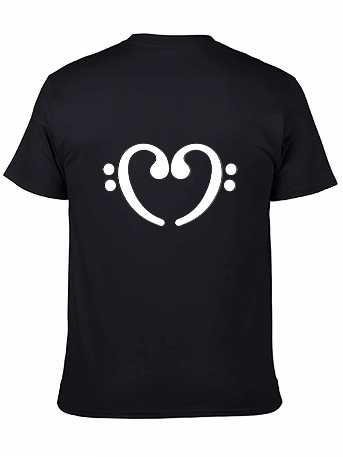 Heart Treble Clef T-Shirt - Music Lover Tee